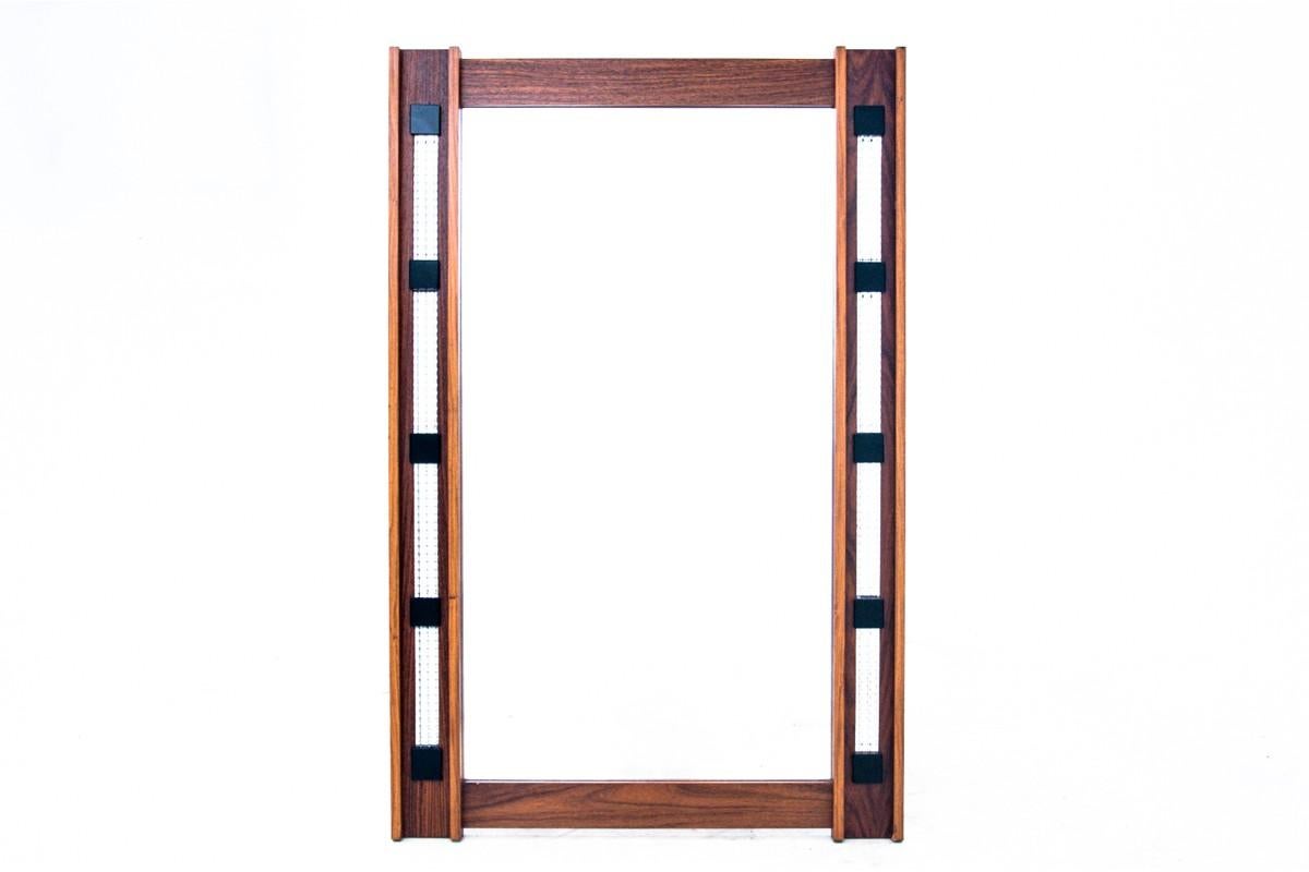 Mid-20th Century Rosewood Mirror with Commode, 1960s For Sale