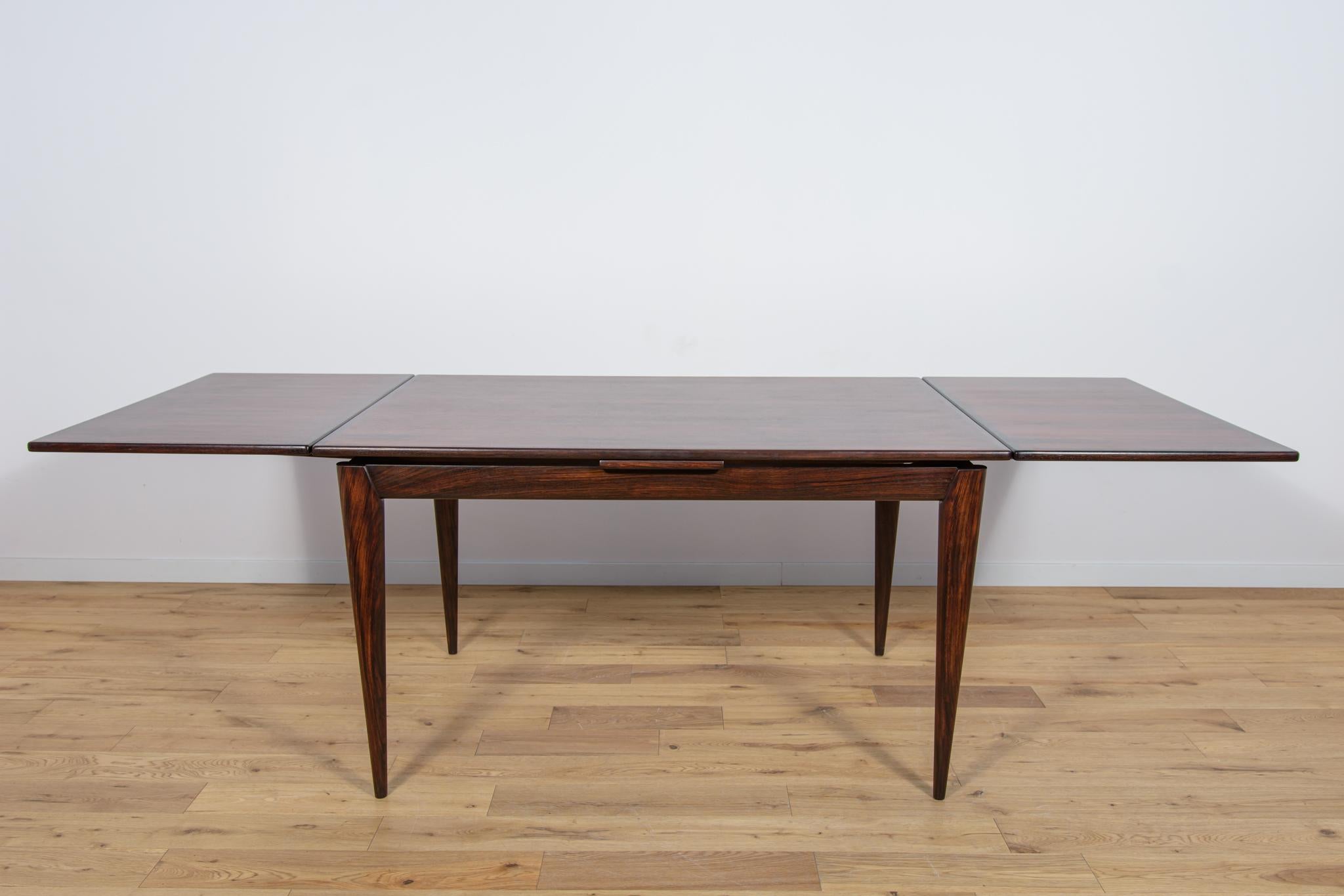 Rosewood Model 254 Dining Table by Niels Otto Møller for J.L. Møllers, 1960s For Sale 4