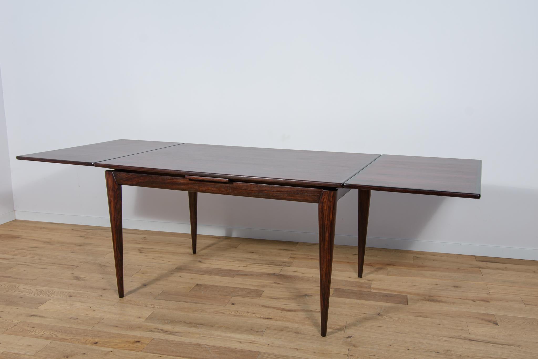 Rosewood Model 254 Dining Table by Niels Otto Møller for J.L. Møllers, 1960s For Sale 6
