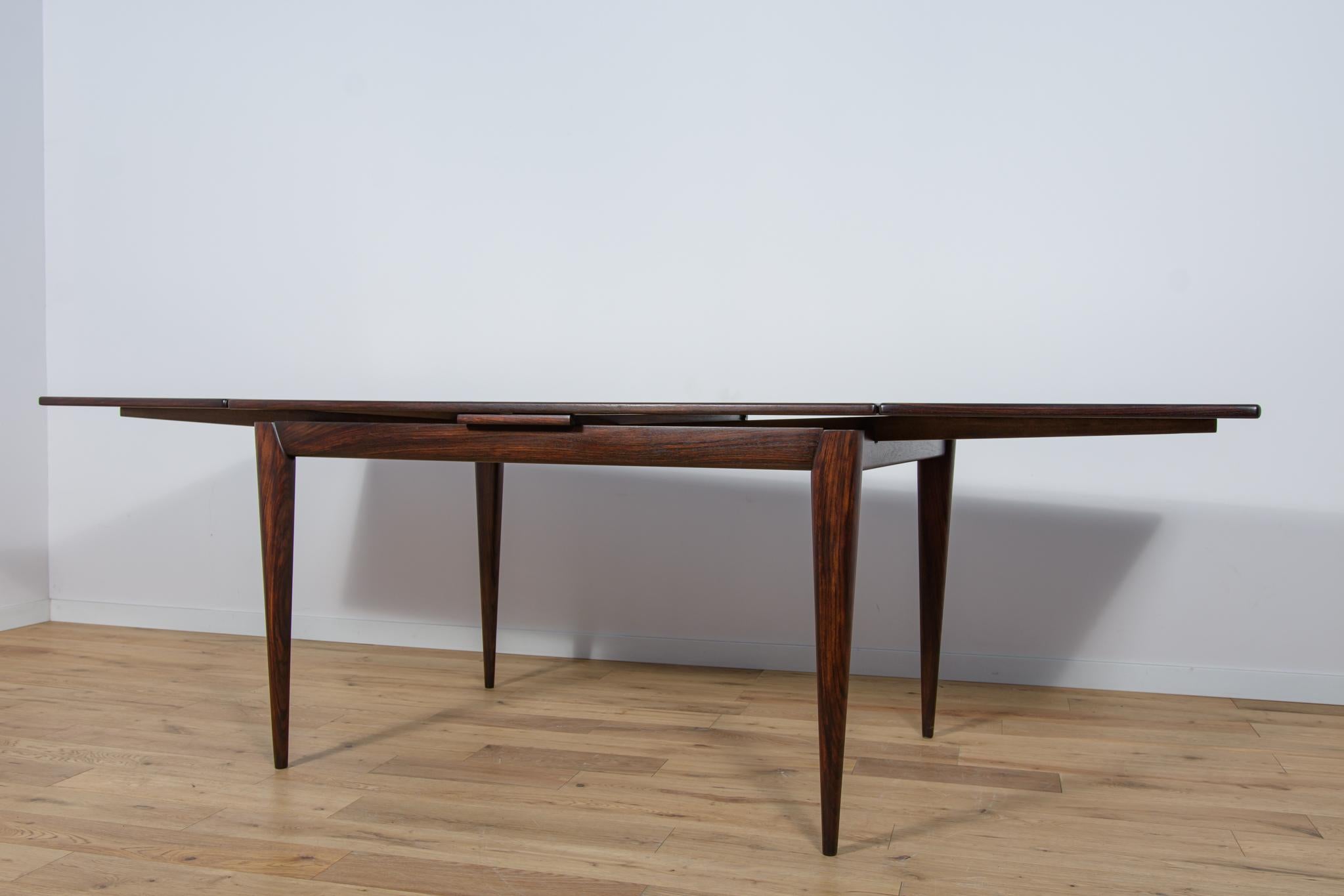 Rosewood Model 254 Dining Table by Niels Otto Møller for J.L. Møllers, 1960s For Sale 7