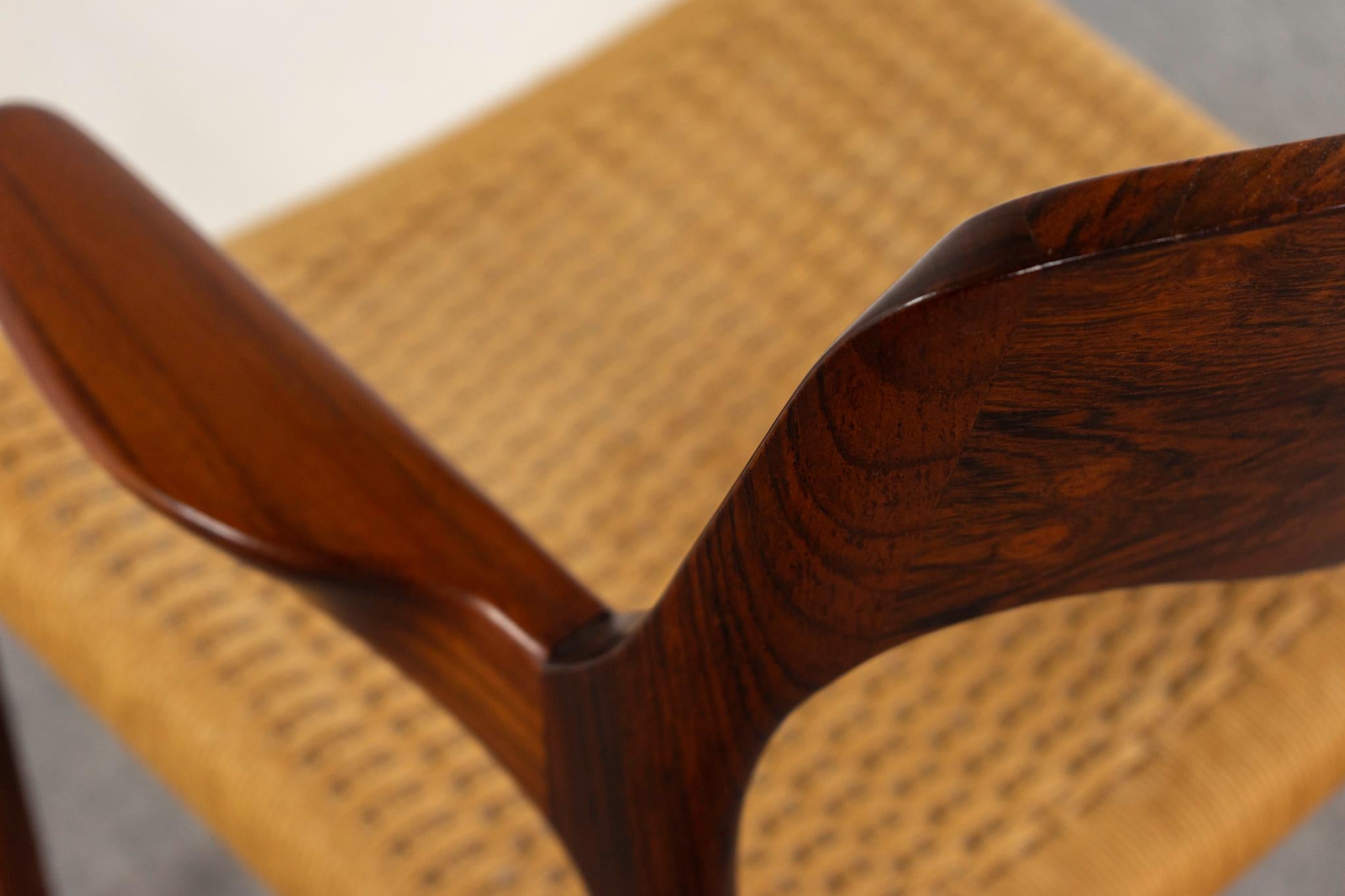 Sillón Rosewood Model 55 de Niels Otto Moller en venta 2