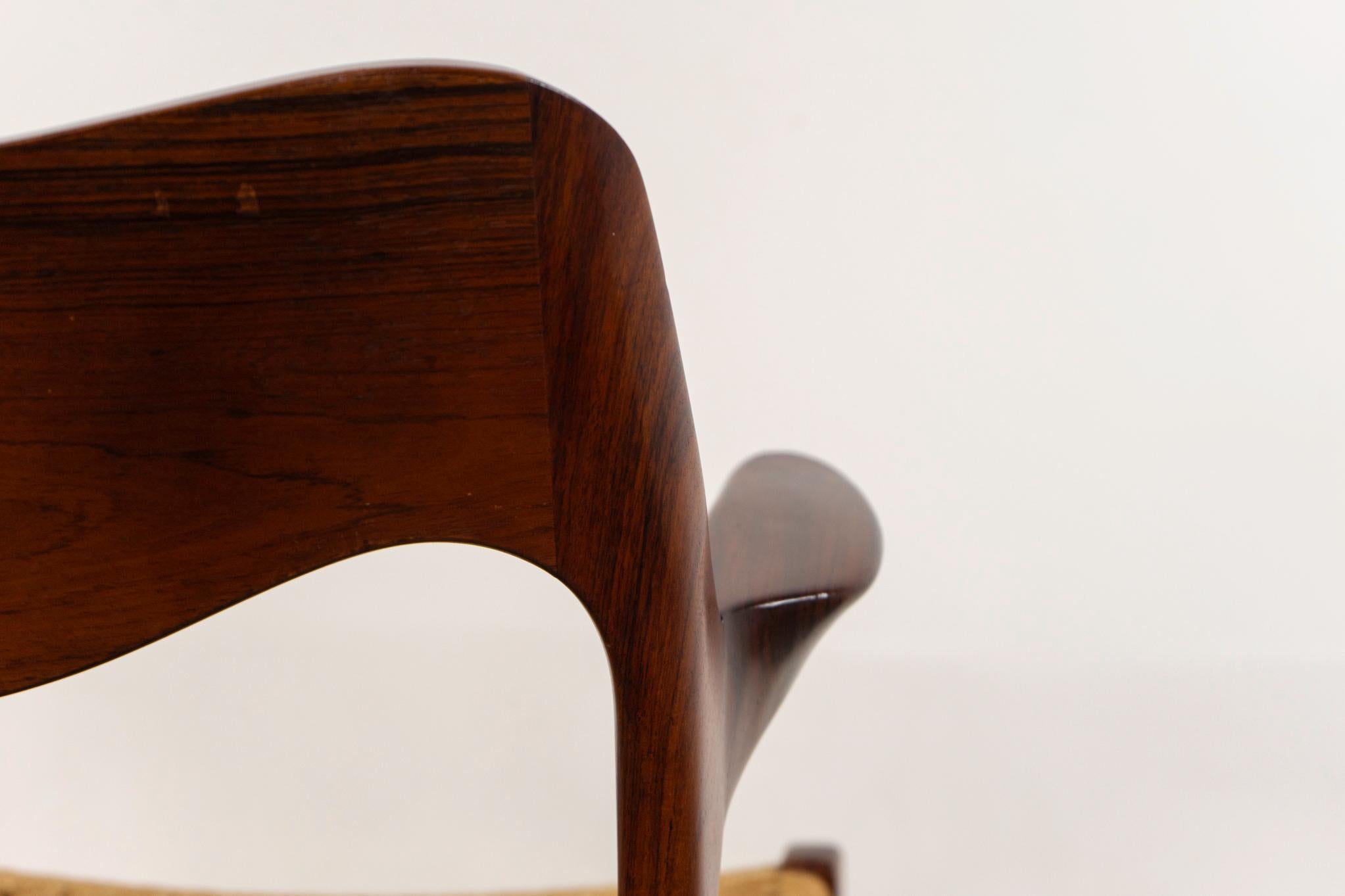 Sillón Rosewood Model 55 de Niels Otto Moller en venta 2