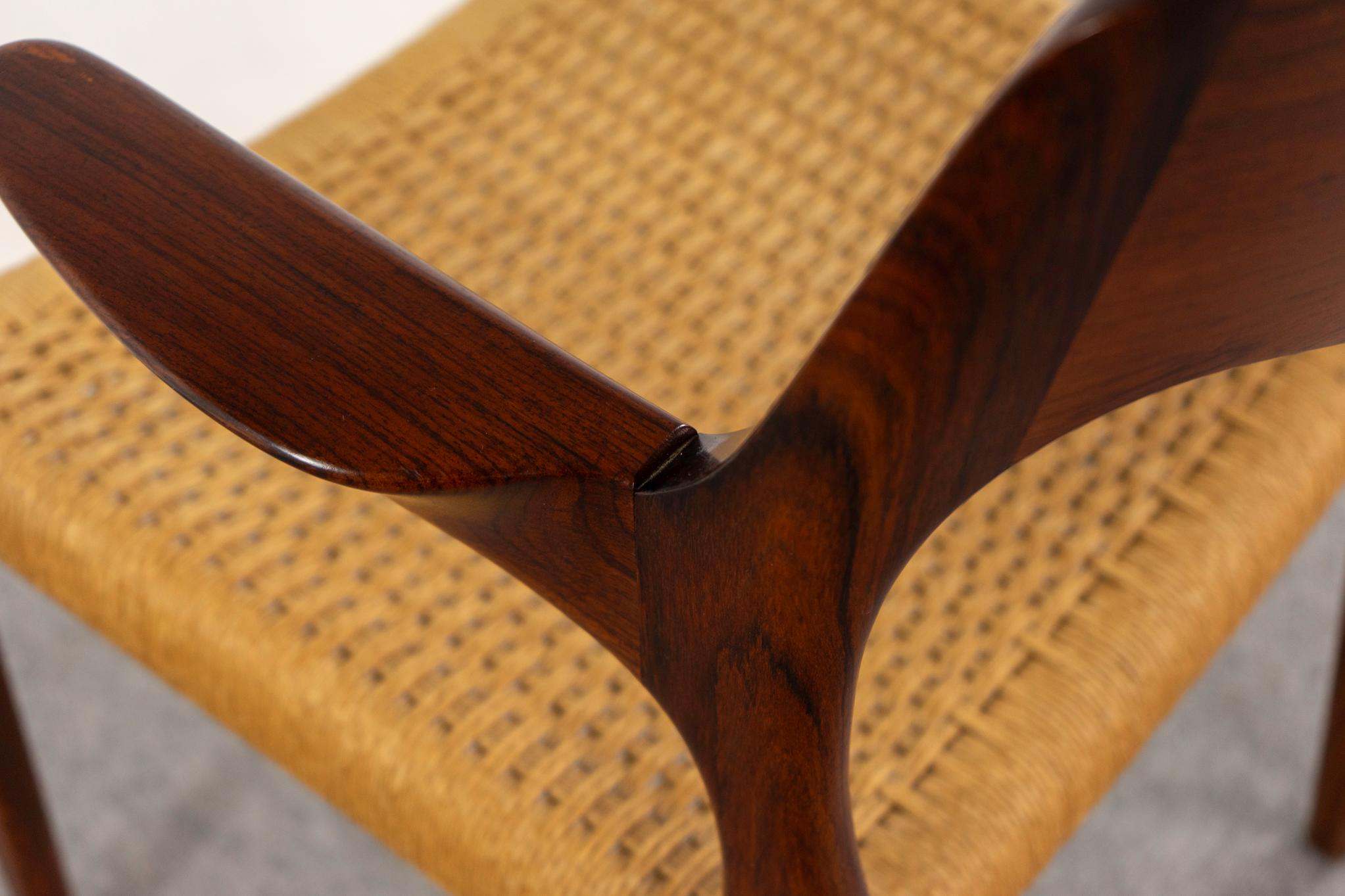 Sillón Rosewood Model 55 de Niels Otto Moller en venta 1