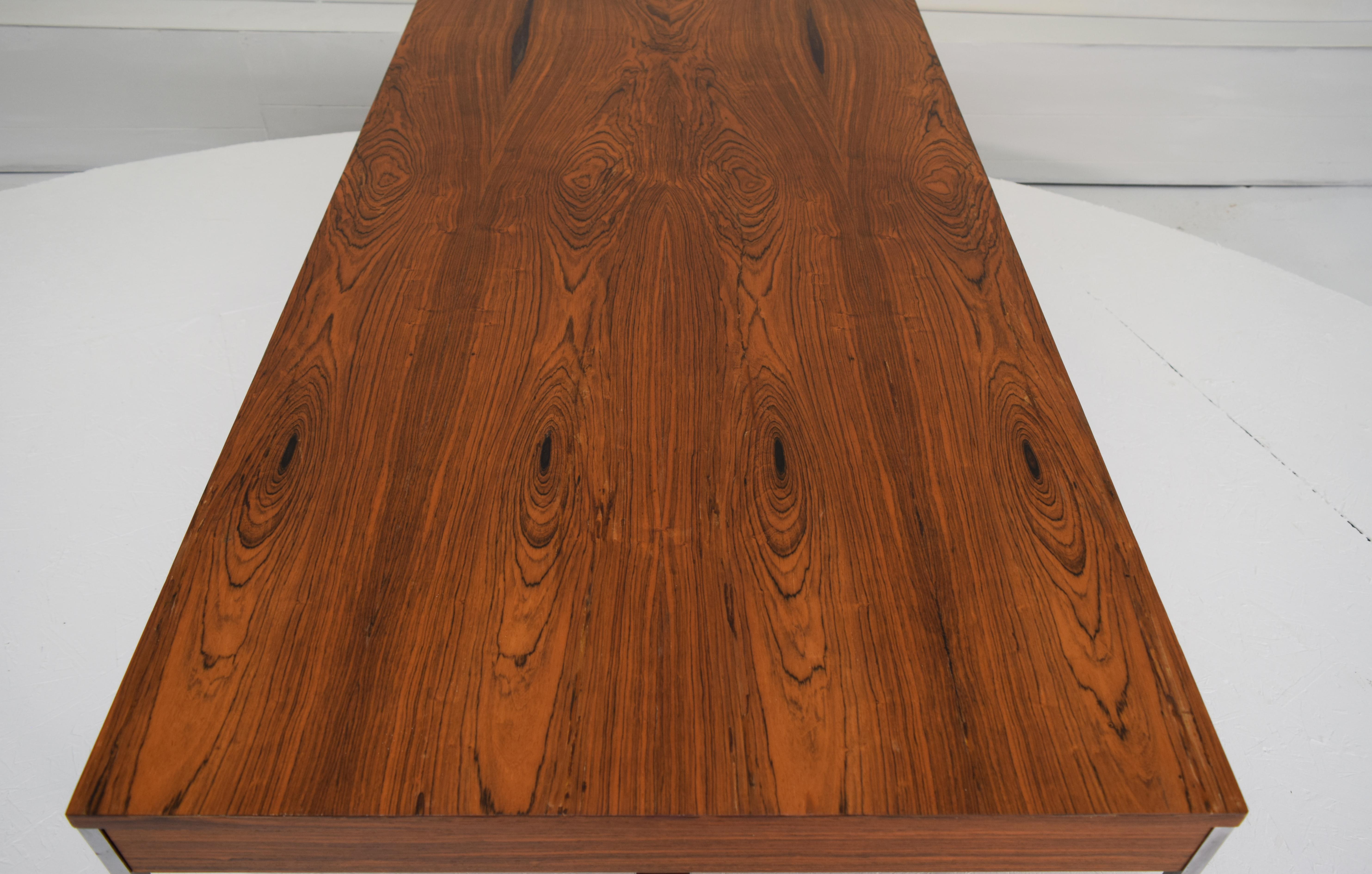 Steel Rosewood Model 5751 George Nelson Coffee Table