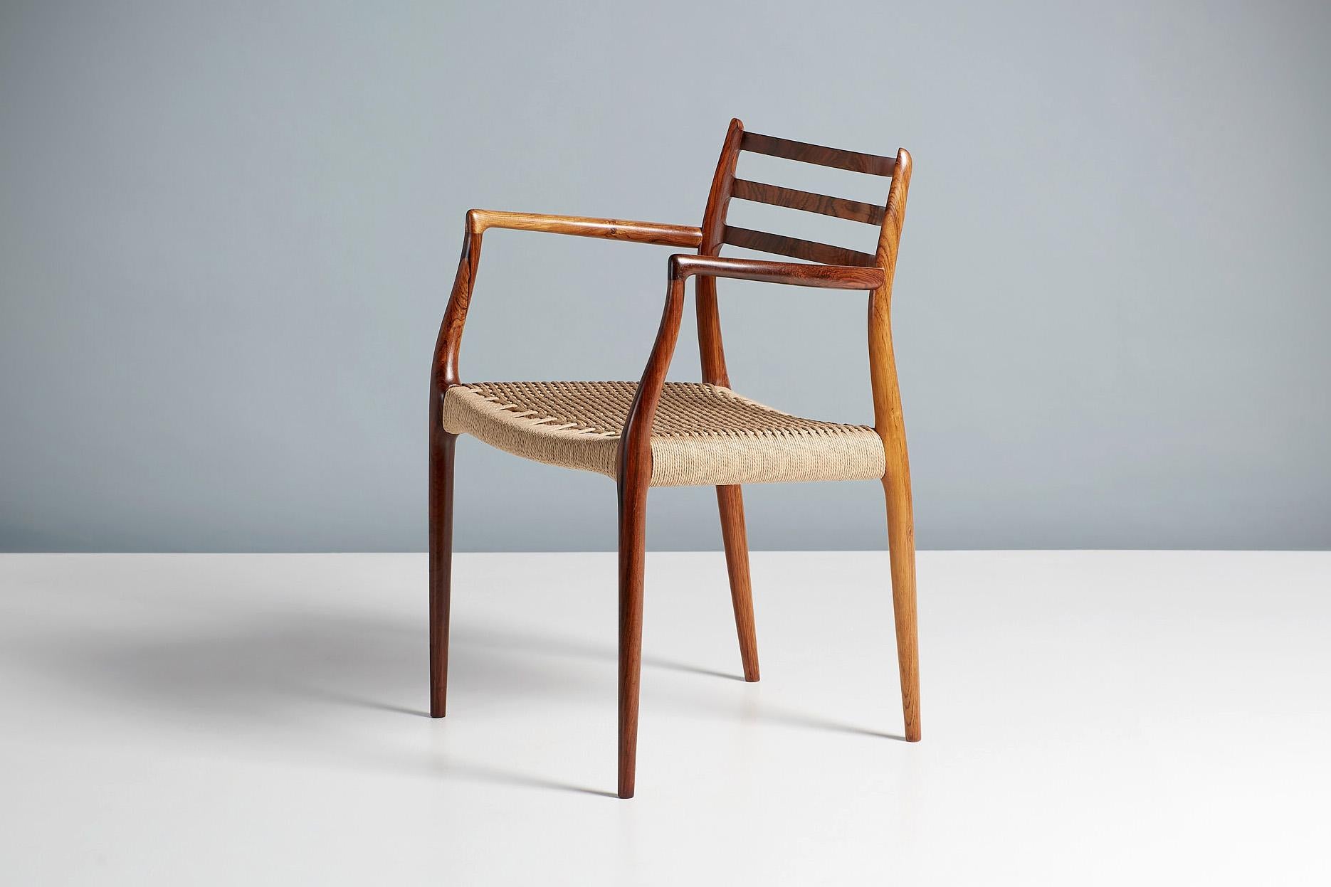 Mid-20th Century Rosewood Model 62 Armchair by Niels Moller, 1962