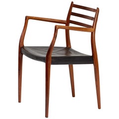 Rosewood Model 62 Armchair by Niels Møller, 1962