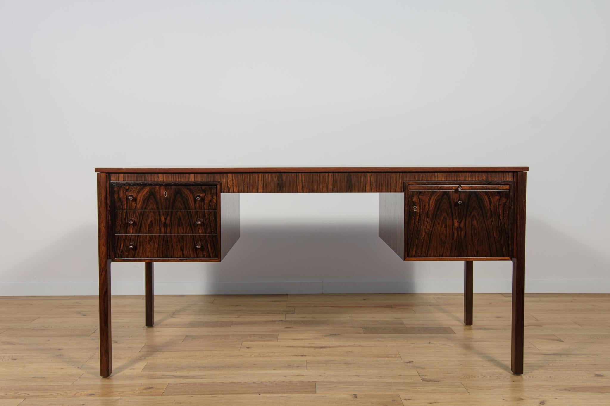 Mid-Century Modern Rosewood Model Exklusiv Desk by Erik Wortz for Ikea, Sweden, 1960s