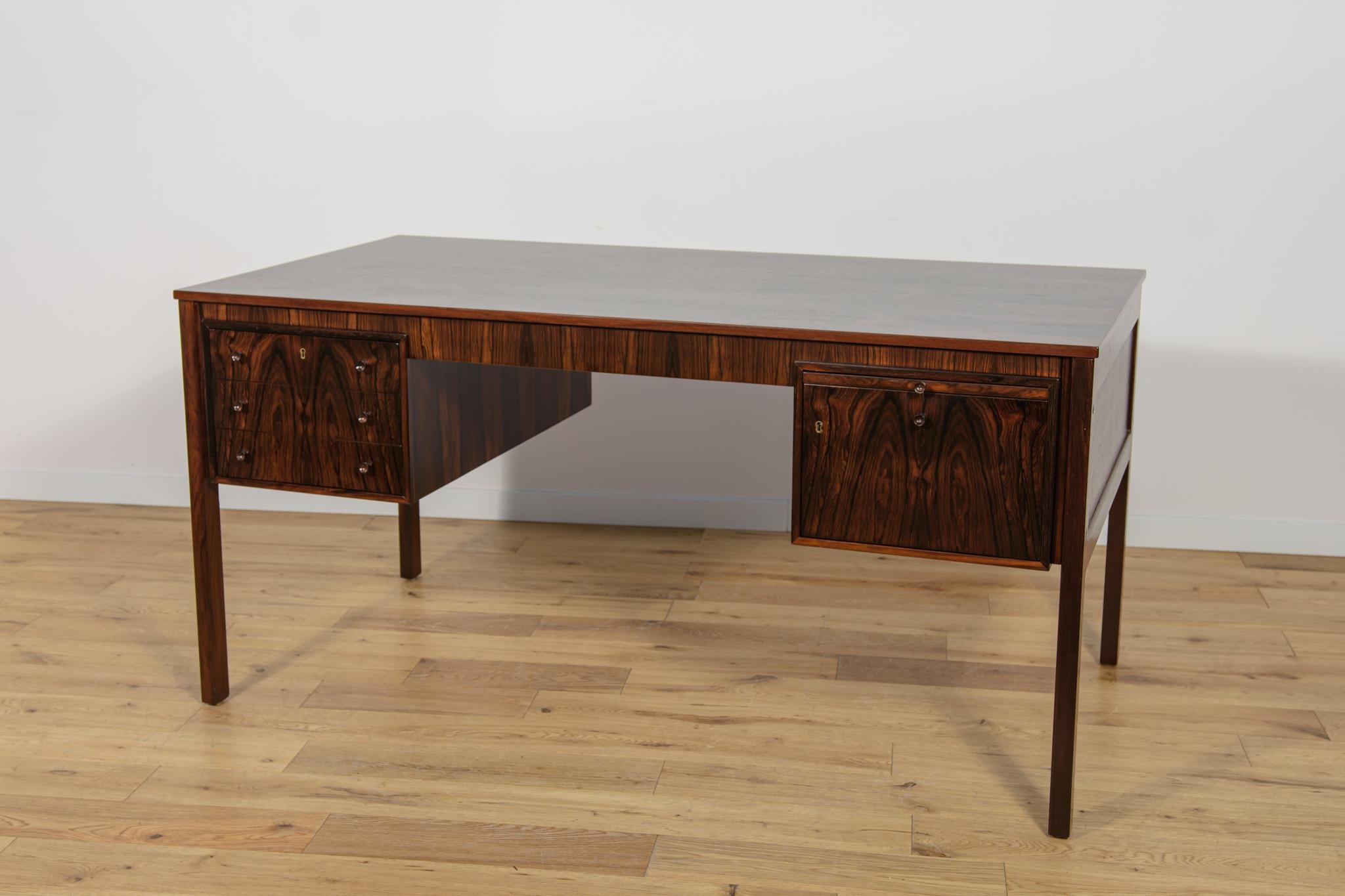 Woodwork Rosewood Model Exklusiv Desk by Erik Wortz for Ikea, Sweden, 1960s