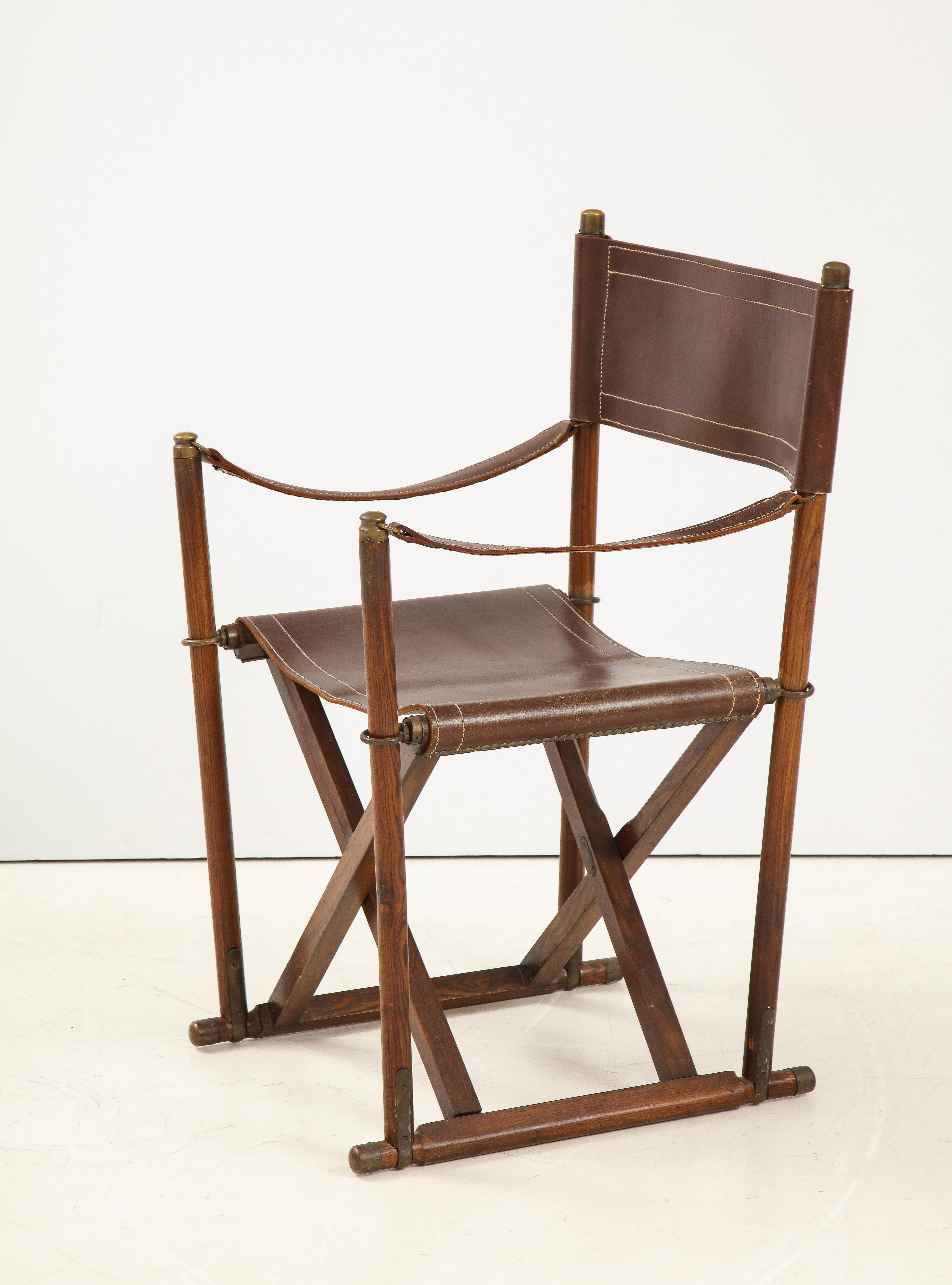 Mogens Koch MK-16 Safari-Stuhl aus Teakholz im Zustand „Gut“ im Angebot in Montreal, QC