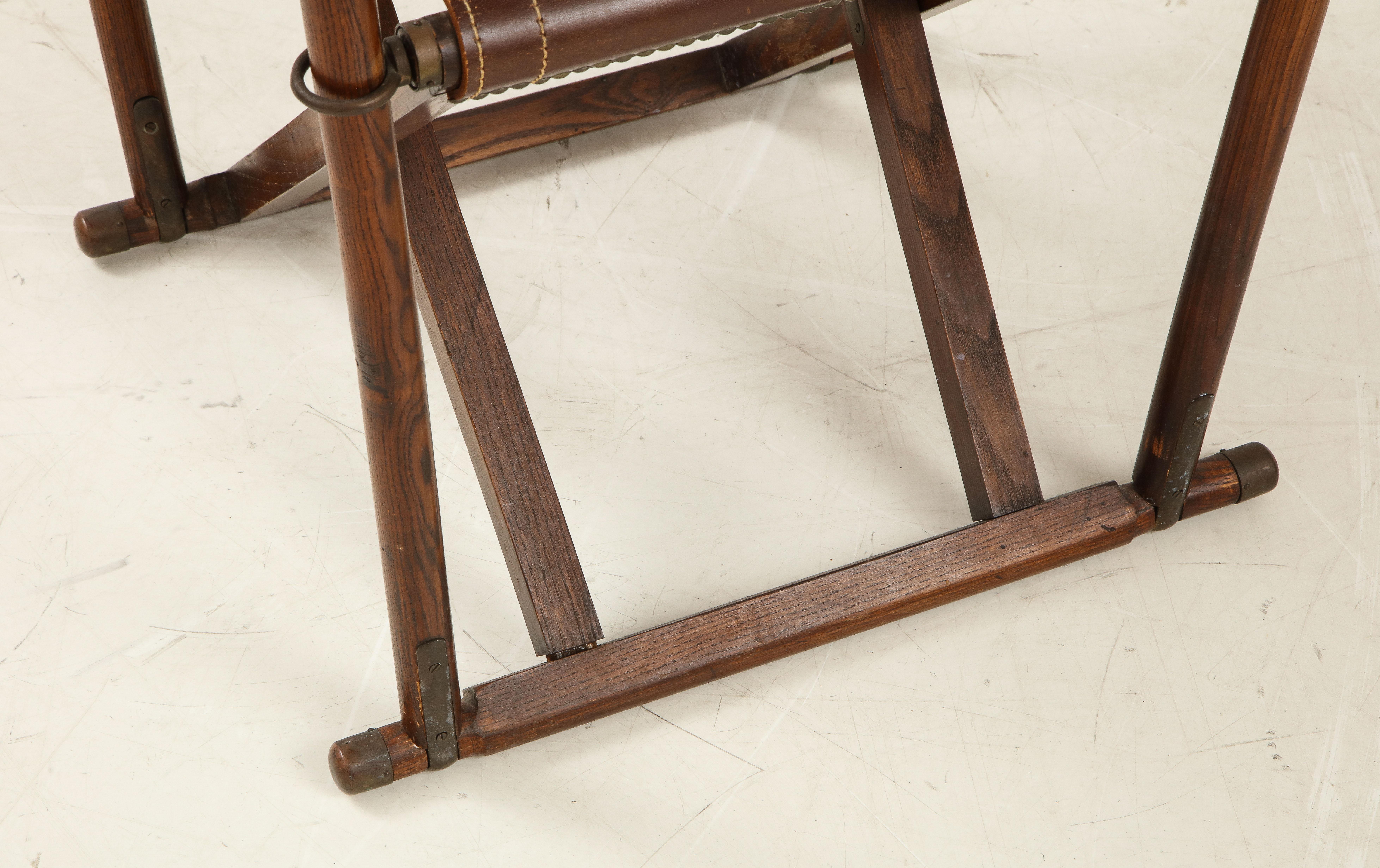 Mogens Koch MK-16 Safari-Stuhl aus Teakholz (Mitte des 20. Jahrhunderts) im Angebot