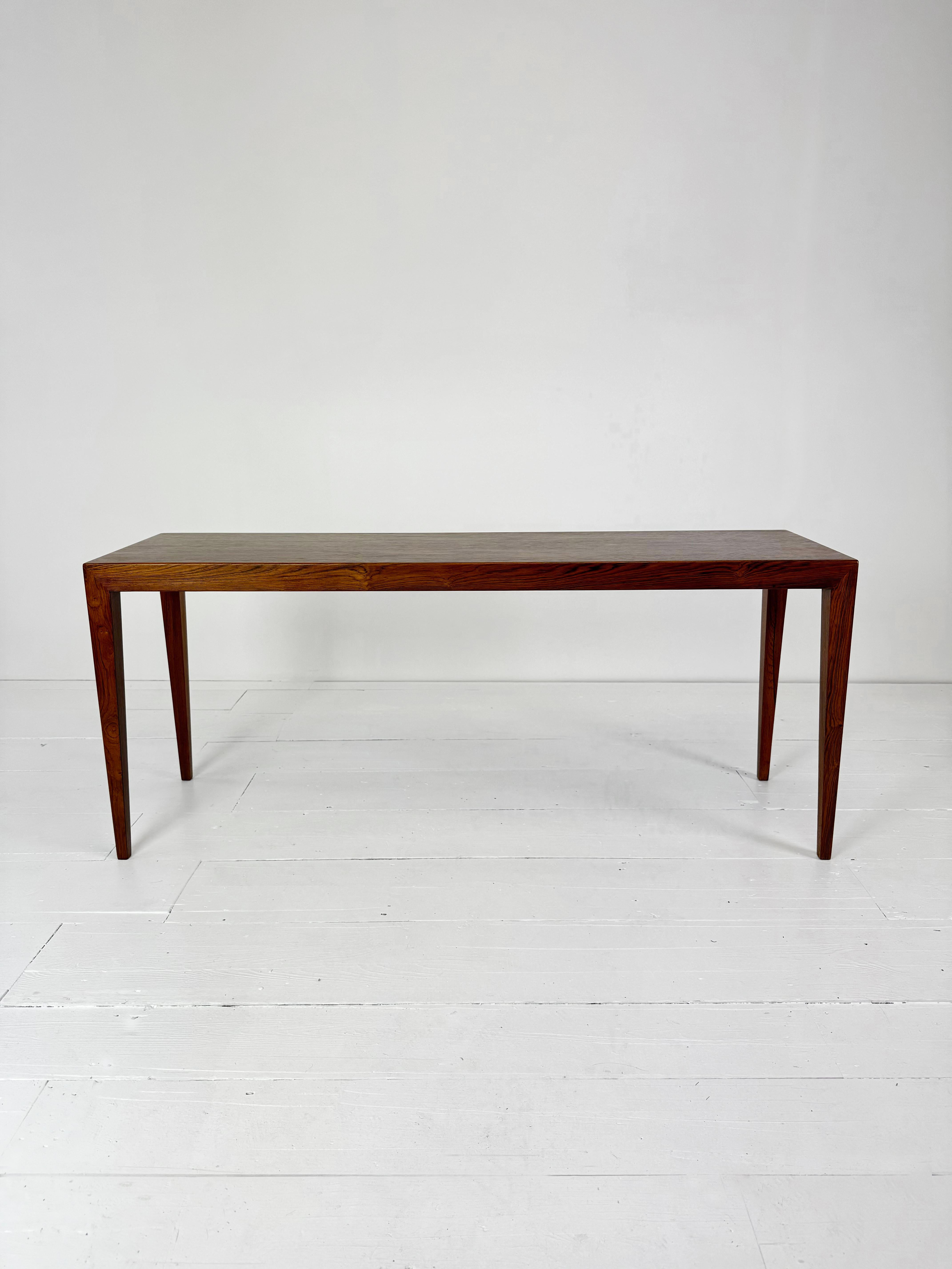 Danish Brazilian Rosewood Nesting Table Set by Severin Hansen for c.1960's For Sale