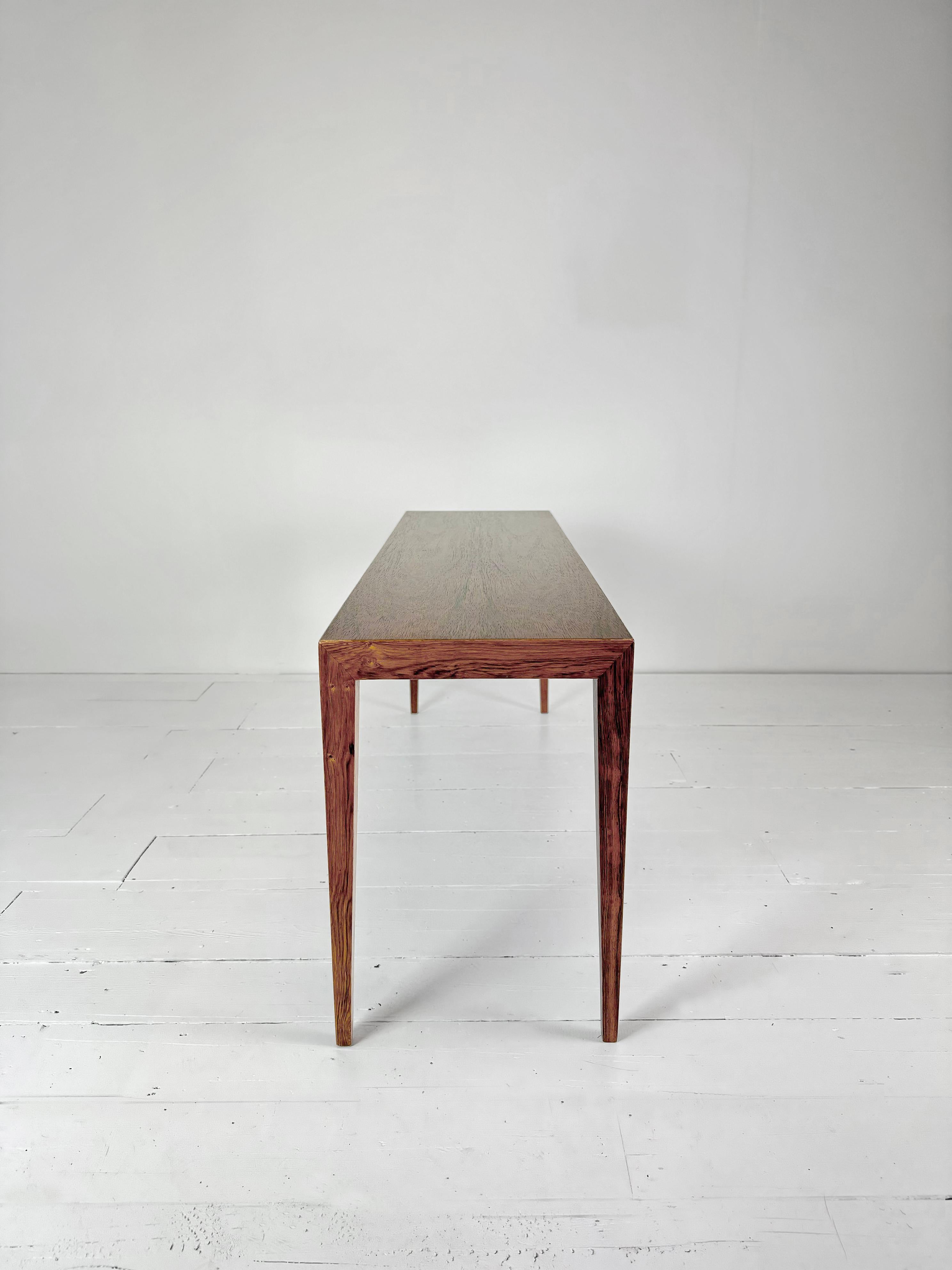 Rosewood Nesting Table Set by Severin Hansen for Haslev c.1960's In Good Condition For Sale In London, GB