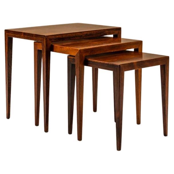Rare Severin Hansen Nesting Table Set from the 1960s For Sale at 1stDibs
