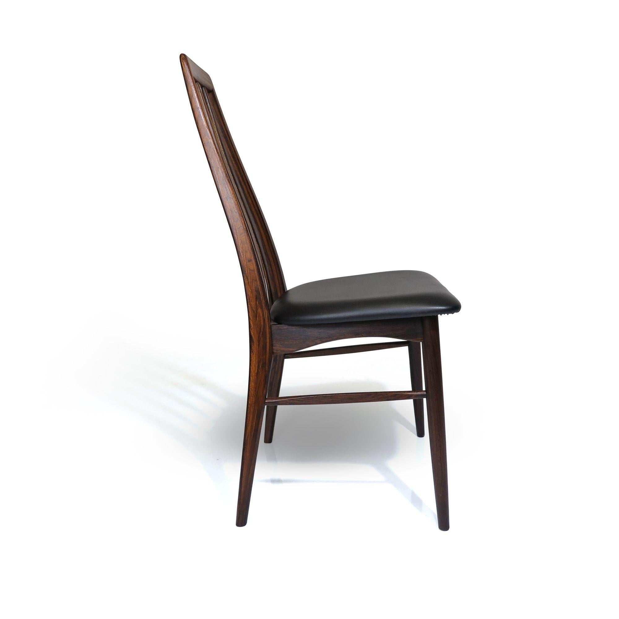 Oiled Rosewood Niels Koefoed Eva Dining Chairs For Sale