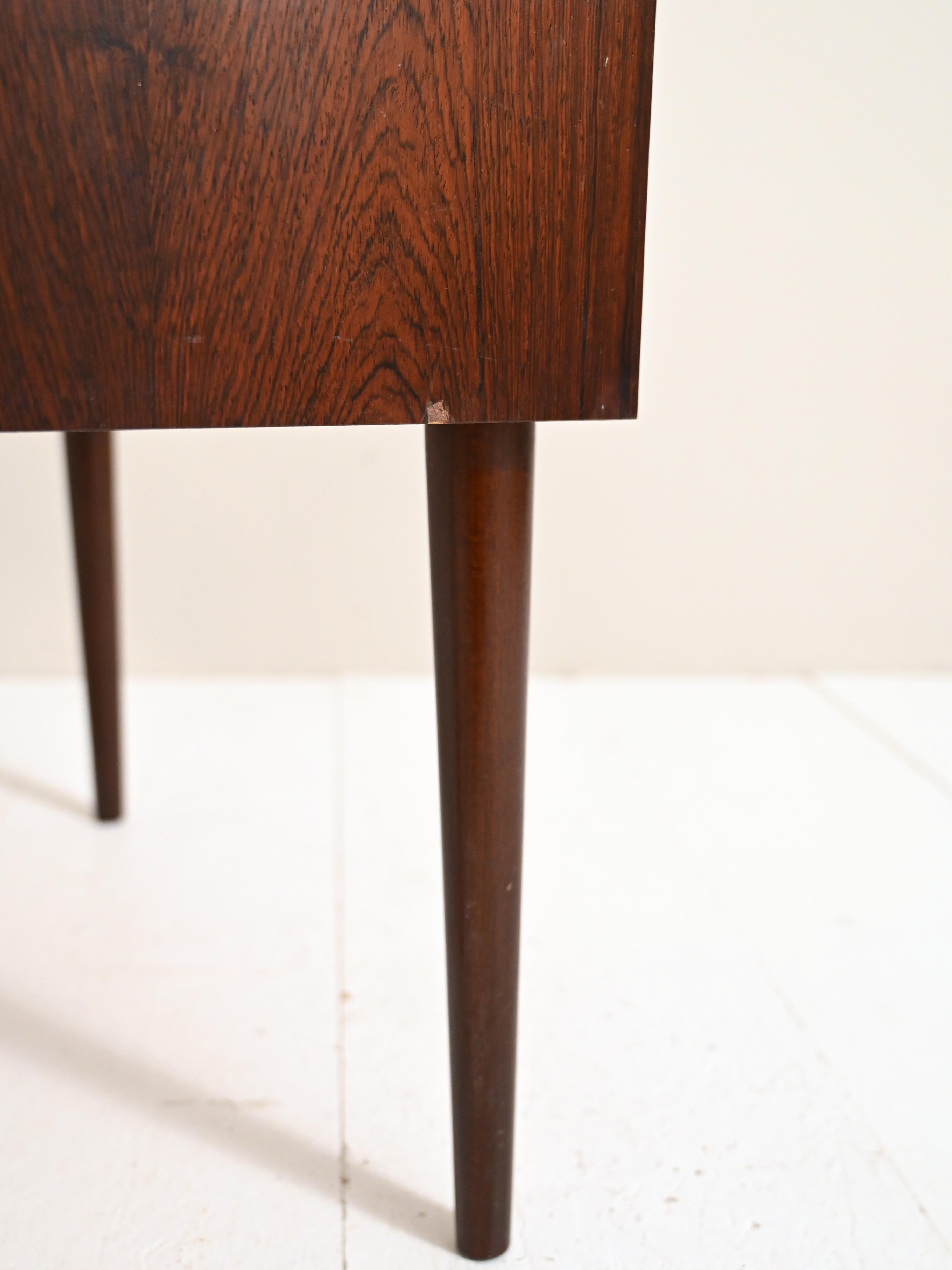 Rosewood Nightstand Signed AB Carlström & Co In Good Condition In Brescia, IT