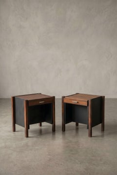 Rosewood Nightstands by Jorge Zalszupin, Brazil, 1960