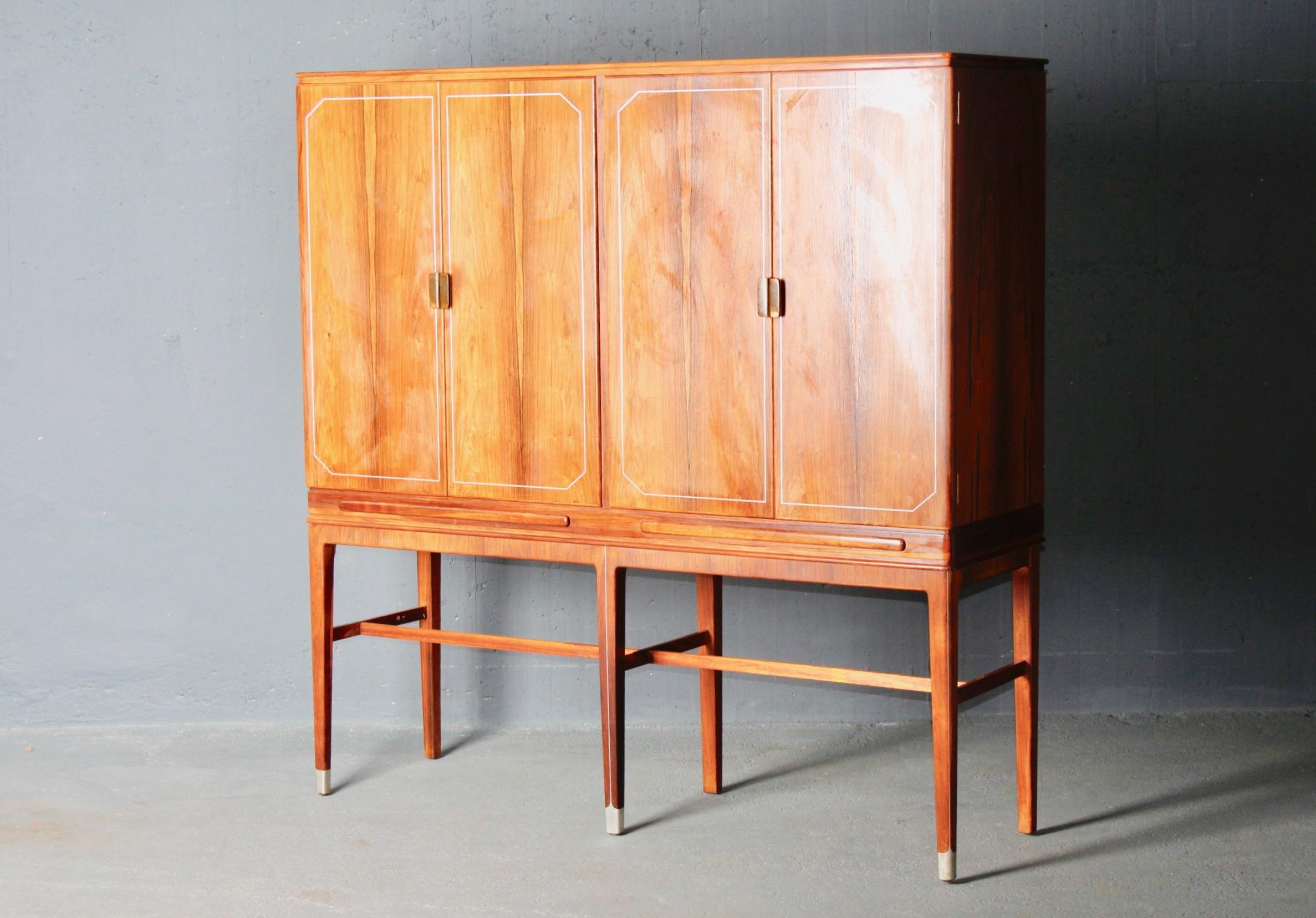Mid-20th Century Rosewood Nordic Cabinet