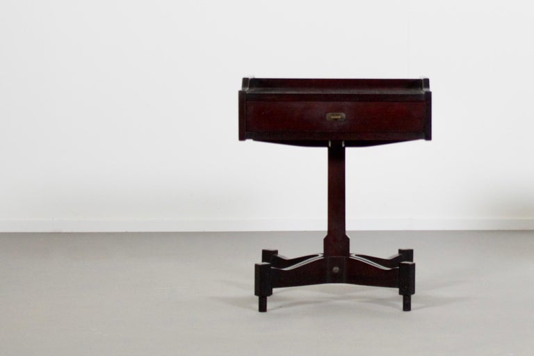 Italian Rosewood Occasional Tables by Claudio Salocchi for Sormani, Italy, 1960s For Sale