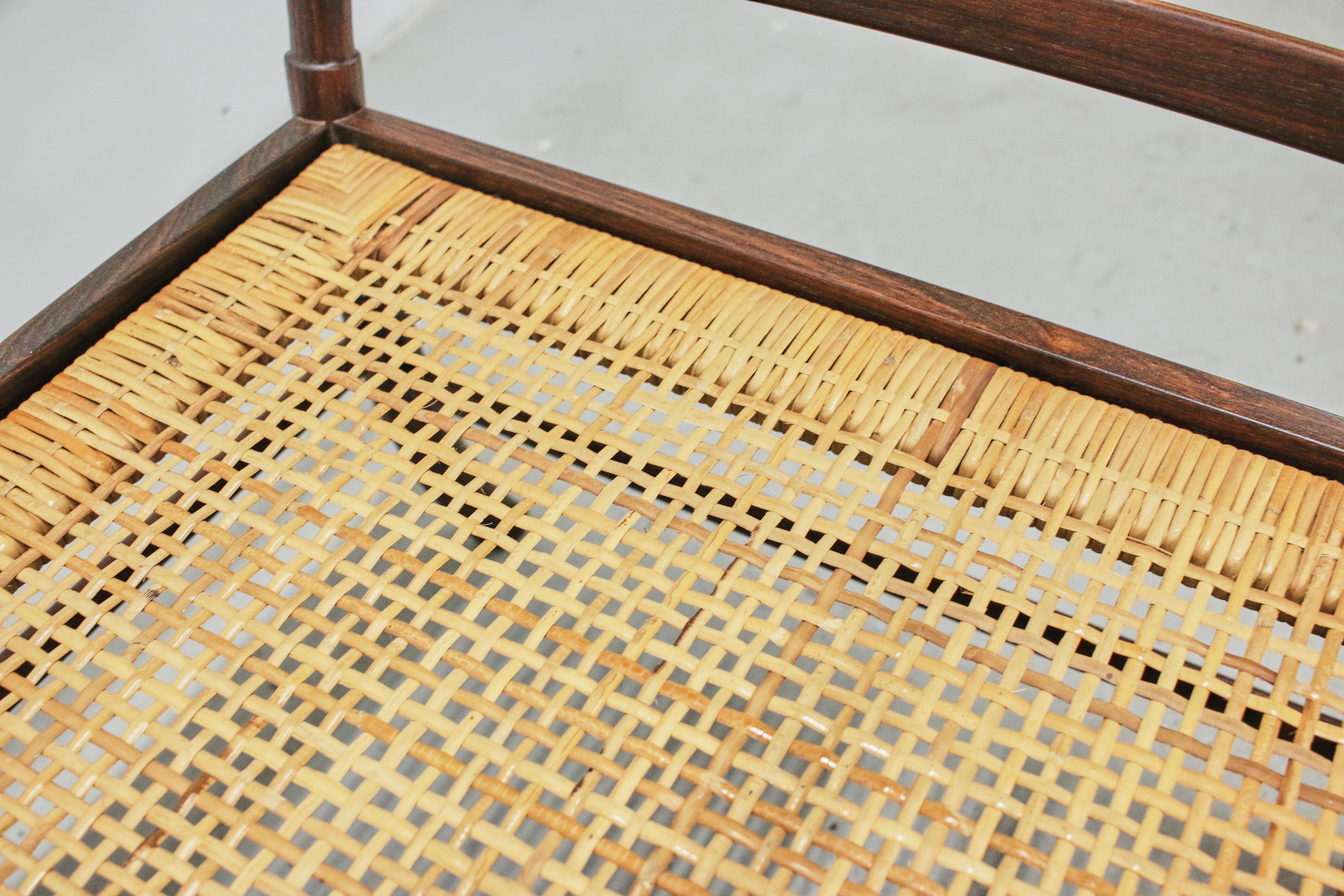 Rosewood Ole Wanscher Colonial Chairs, P. Jeppesens Møbelfabrik, Denmark, 1960s 8