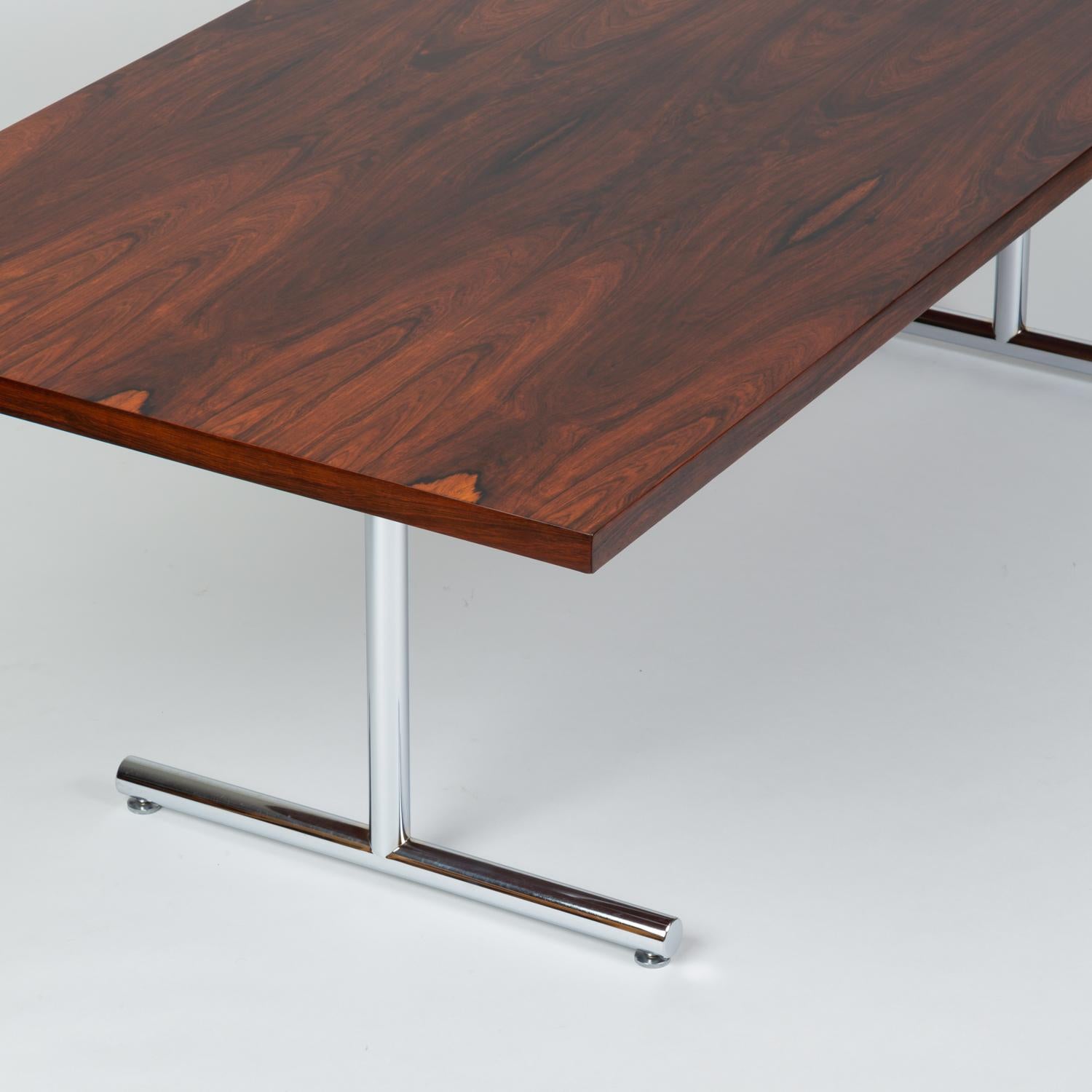 Rosewood Omega Desk-Dining Table by Hans Eichenberger for Hausmann and Hausmann 1