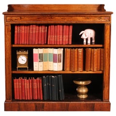 Rosewood Open Bookcase Regency Period, 19 Century