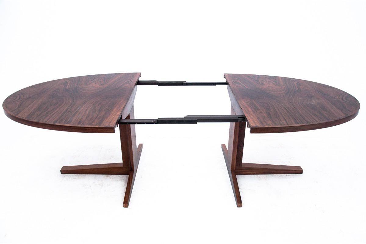 Rosewood Oval Dining Table, John Mortensen for Heltborg Møbler, 1960s 3