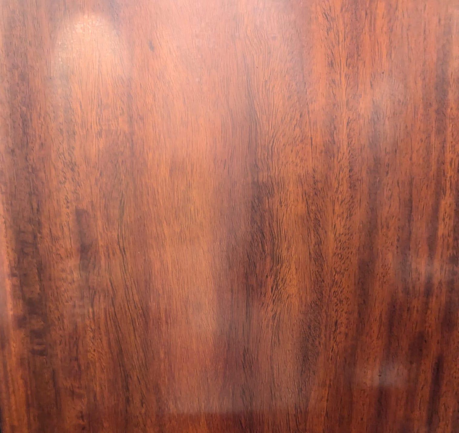 Mid-Century Modern Rosewood Parsons-Style Console Table