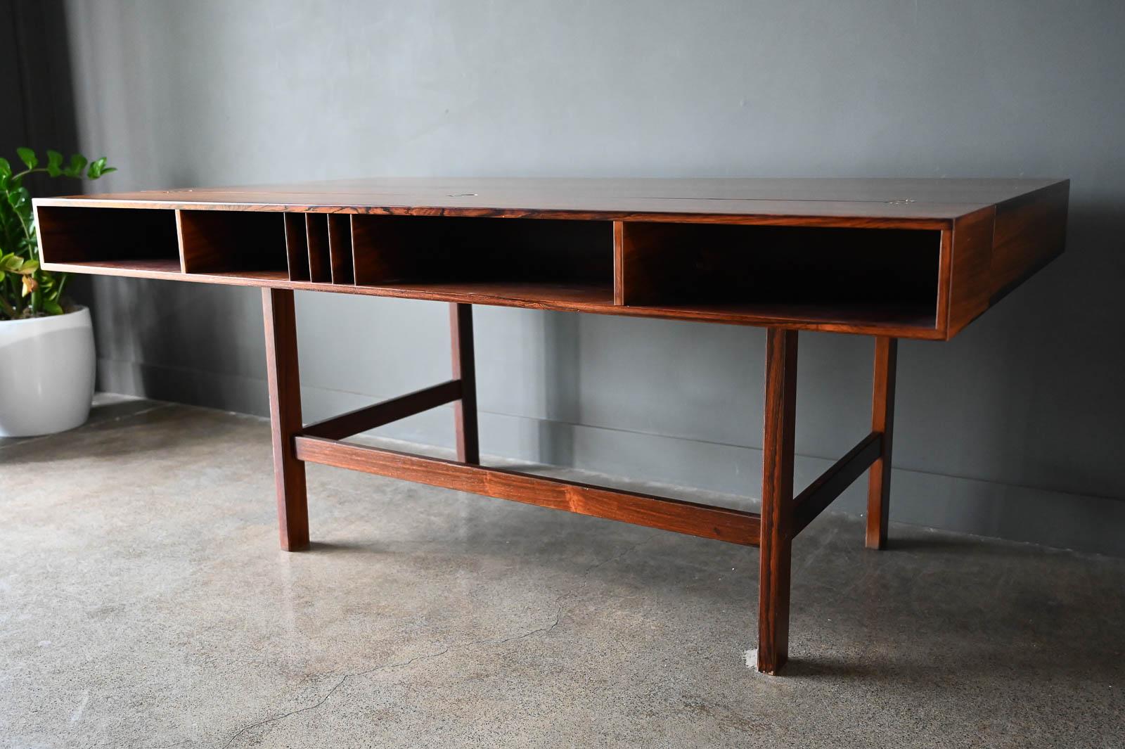 Rosewood Partners Desk by Peter Lovig Nielsen, 1969 4