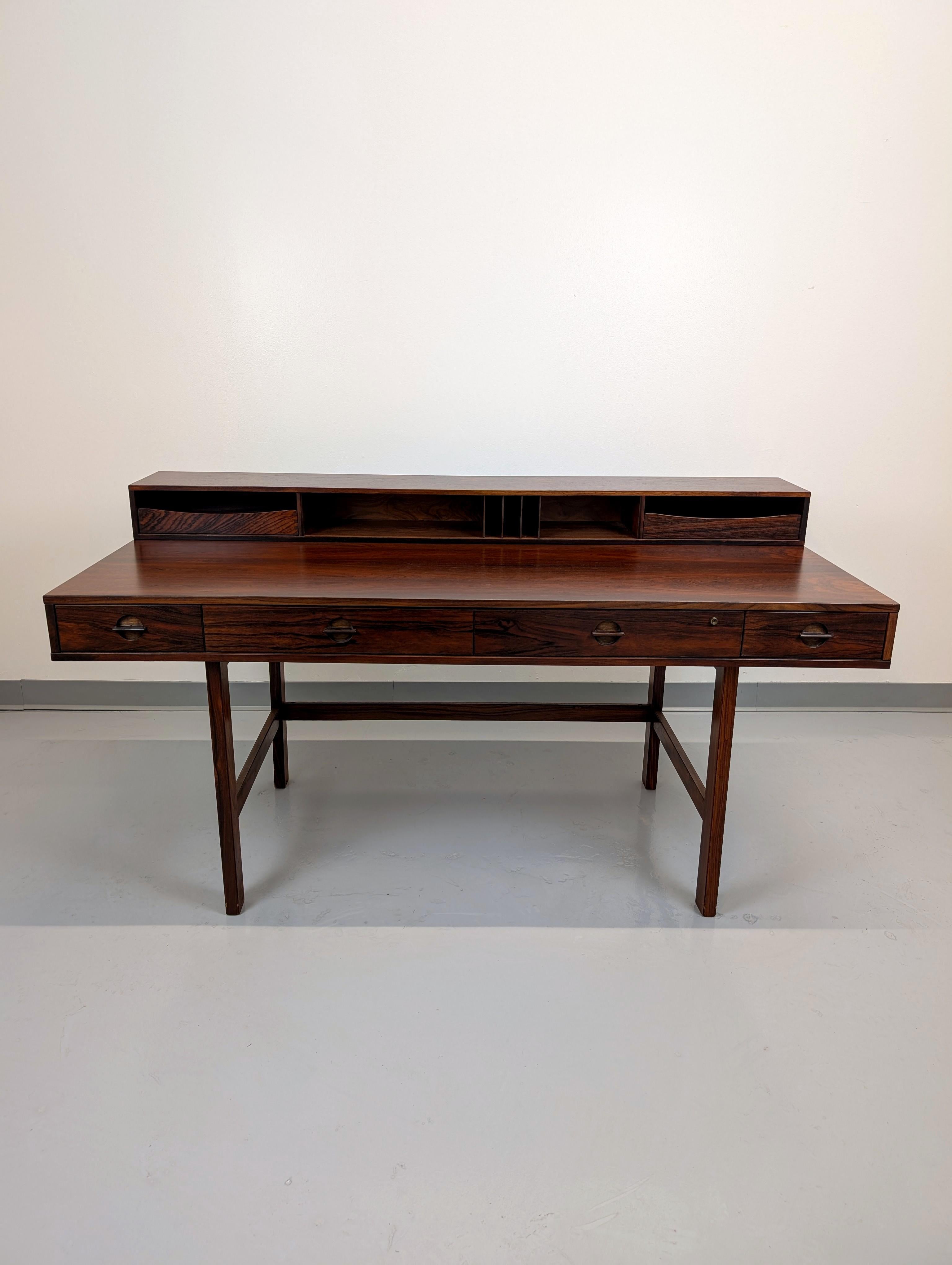 Palisanderholz-Partner-Schreibtisch von Peter Løvig Nielsen im Angebot 9