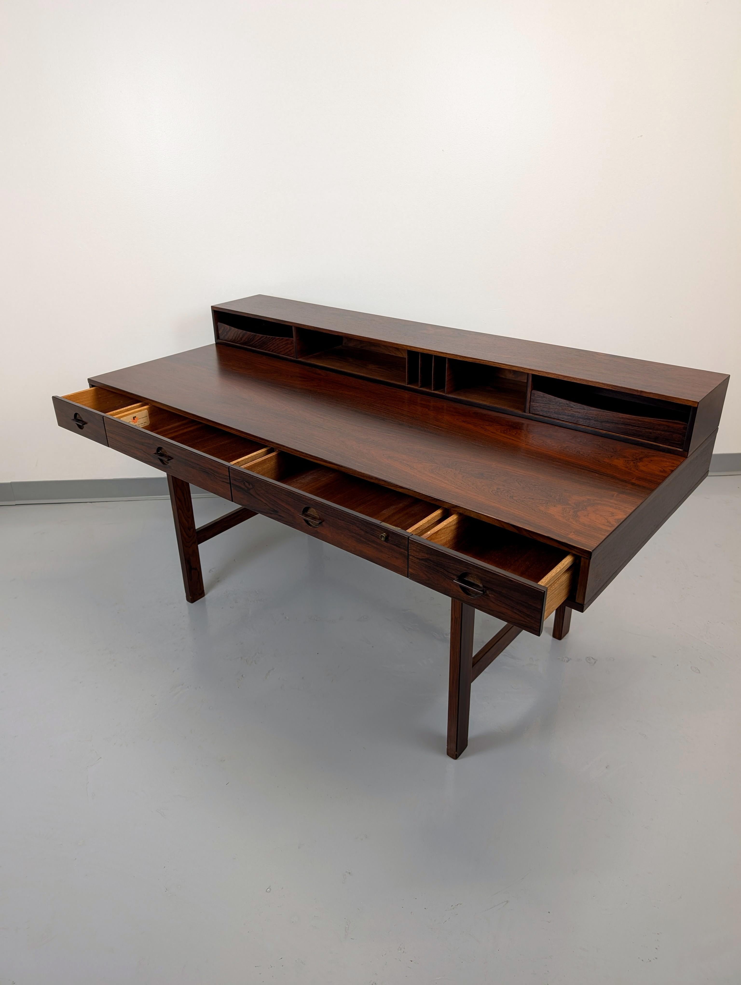 Palisanderholz-Partner-Schreibtisch von Peter Løvig Nielsen im Angebot 2