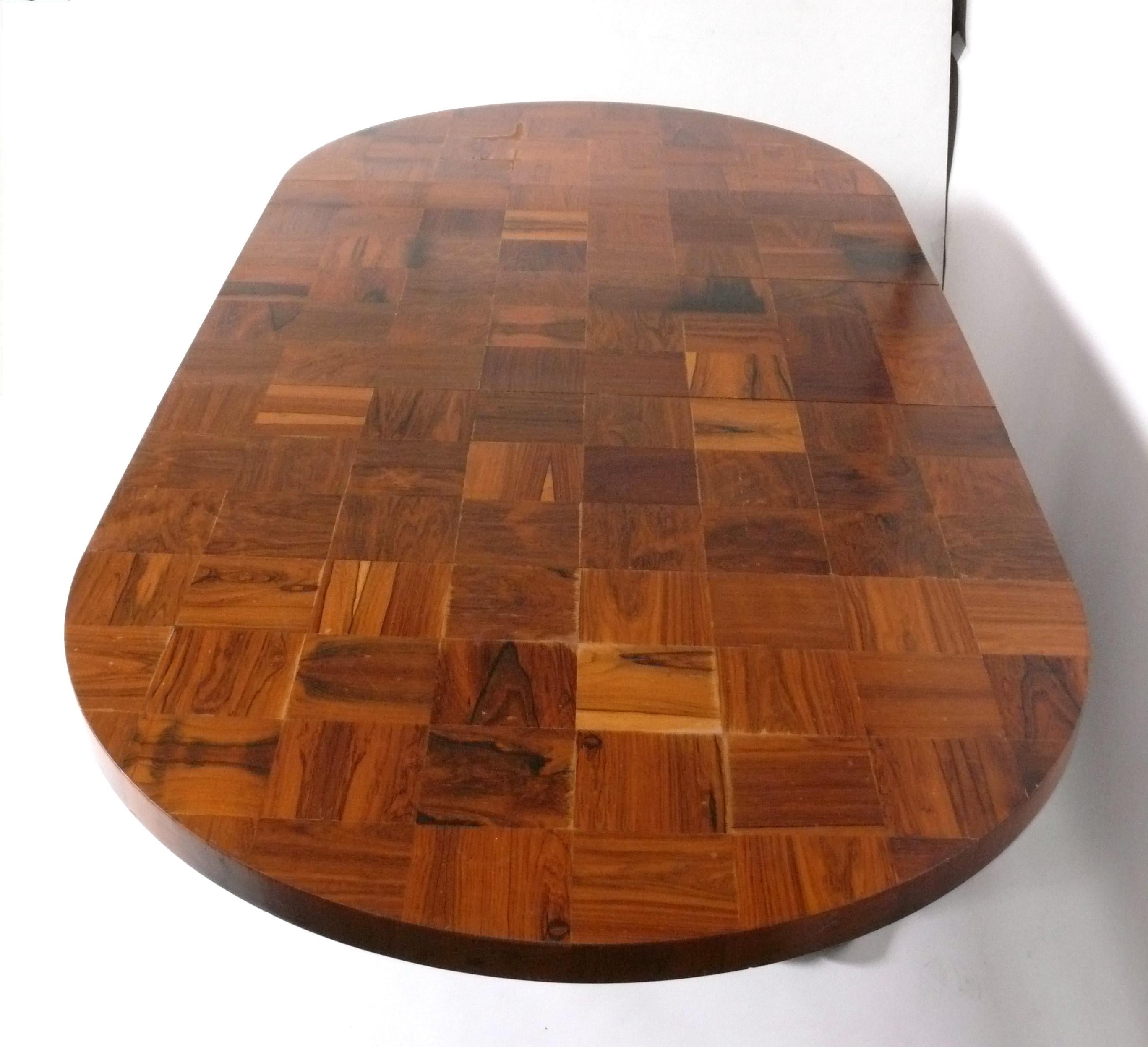 Mesa de Comedor Patchwork Palo de Rosa Siglo Medio Moderno Refinado 44-94 