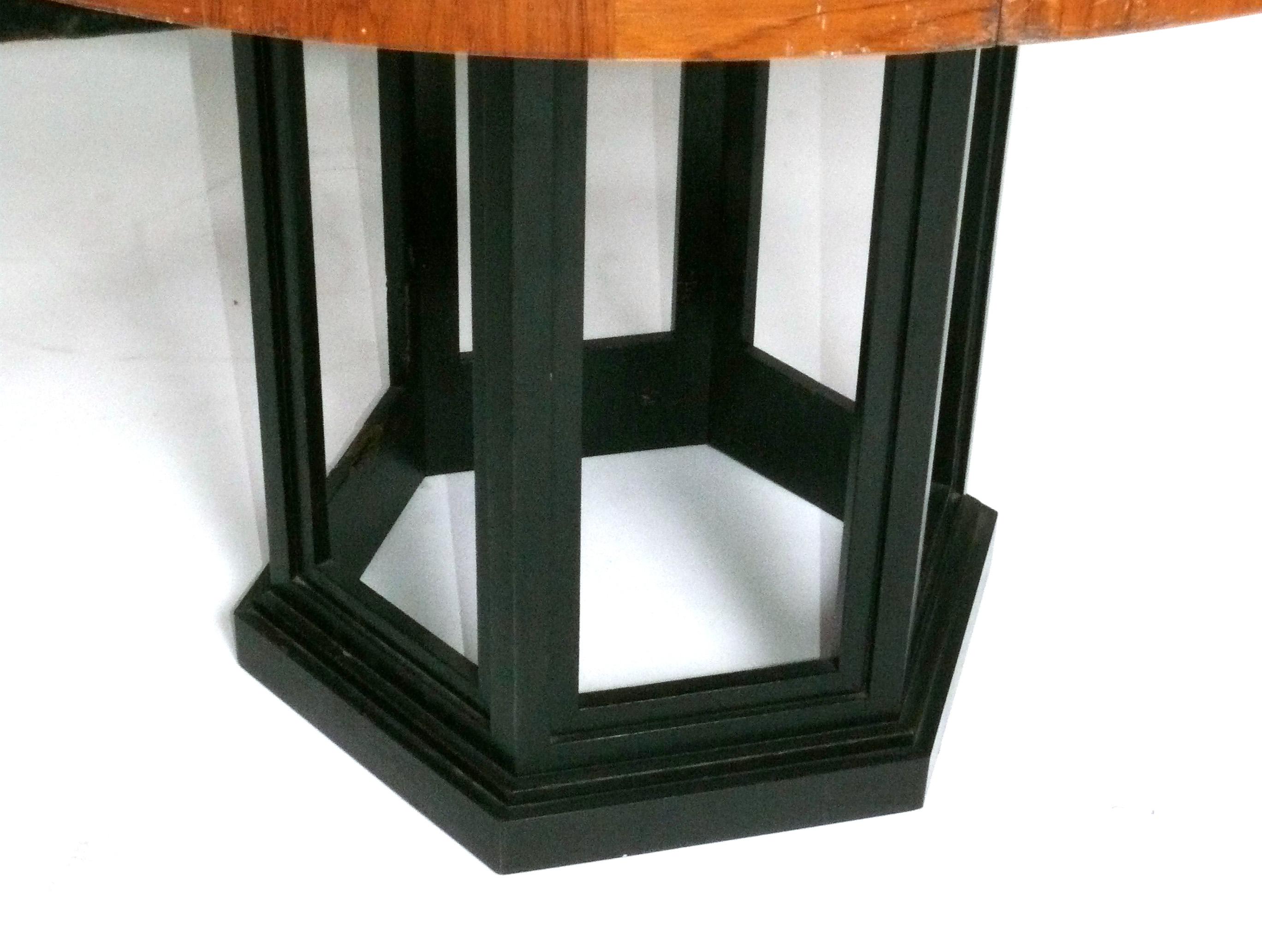 Mesa de Comedor Patchwork Palo de Rosa Siglo Medio Moderno Refinado 44-94 