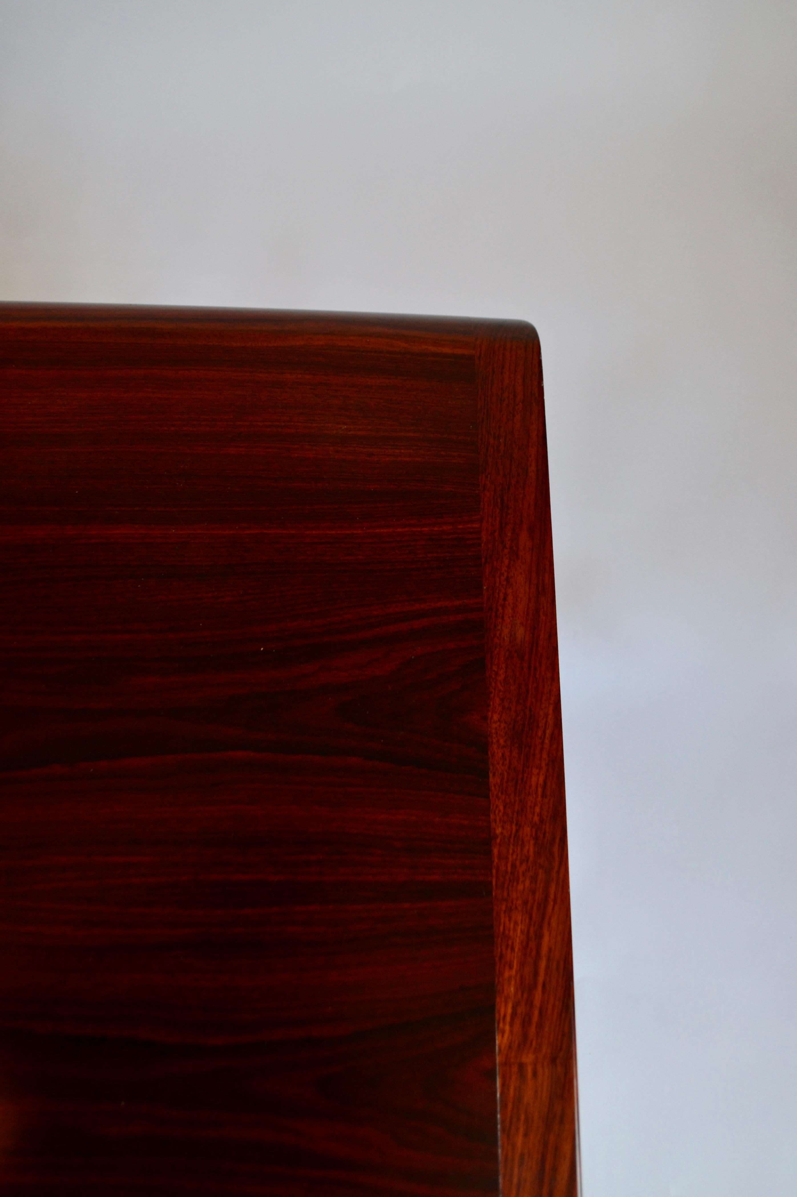 Mid-20th Century Rosewood Pedestal Coffee Table by Vejle Stole and Møbelfabrik, Danish, 1960s
