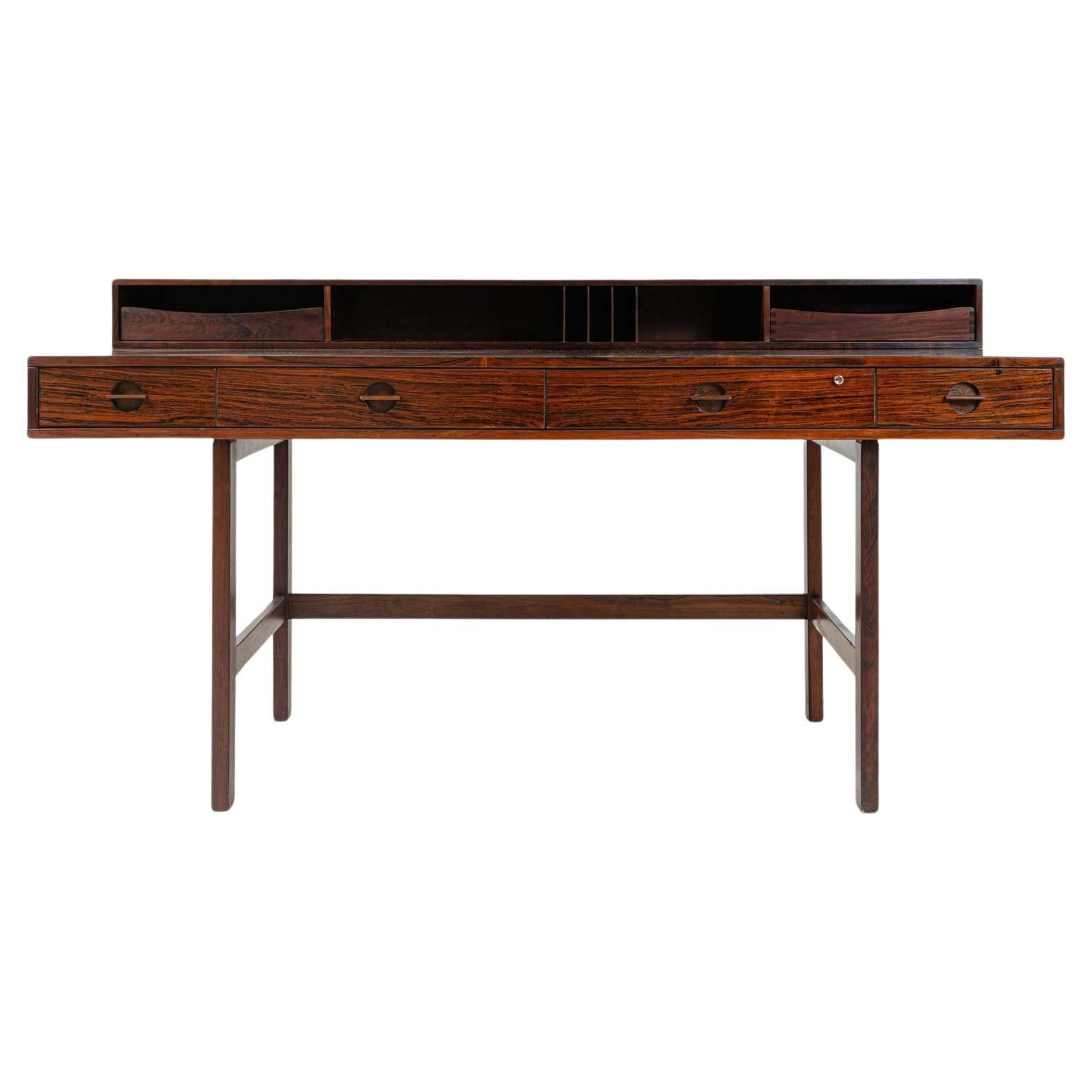 Peter Lovig Nielsen Flip Top Executive Desk in Rosewood