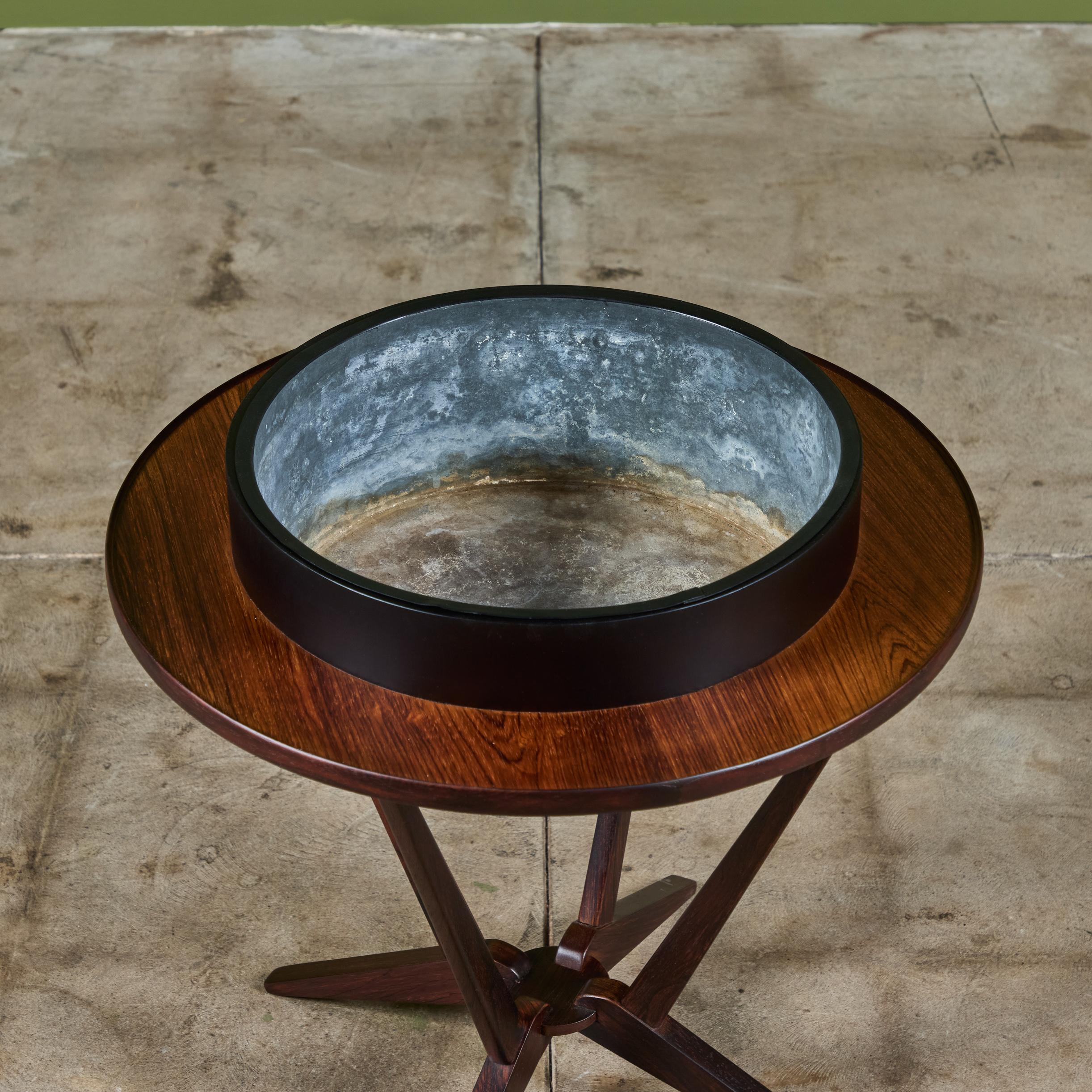 Stand pour plantes en bois de rose en vente 4