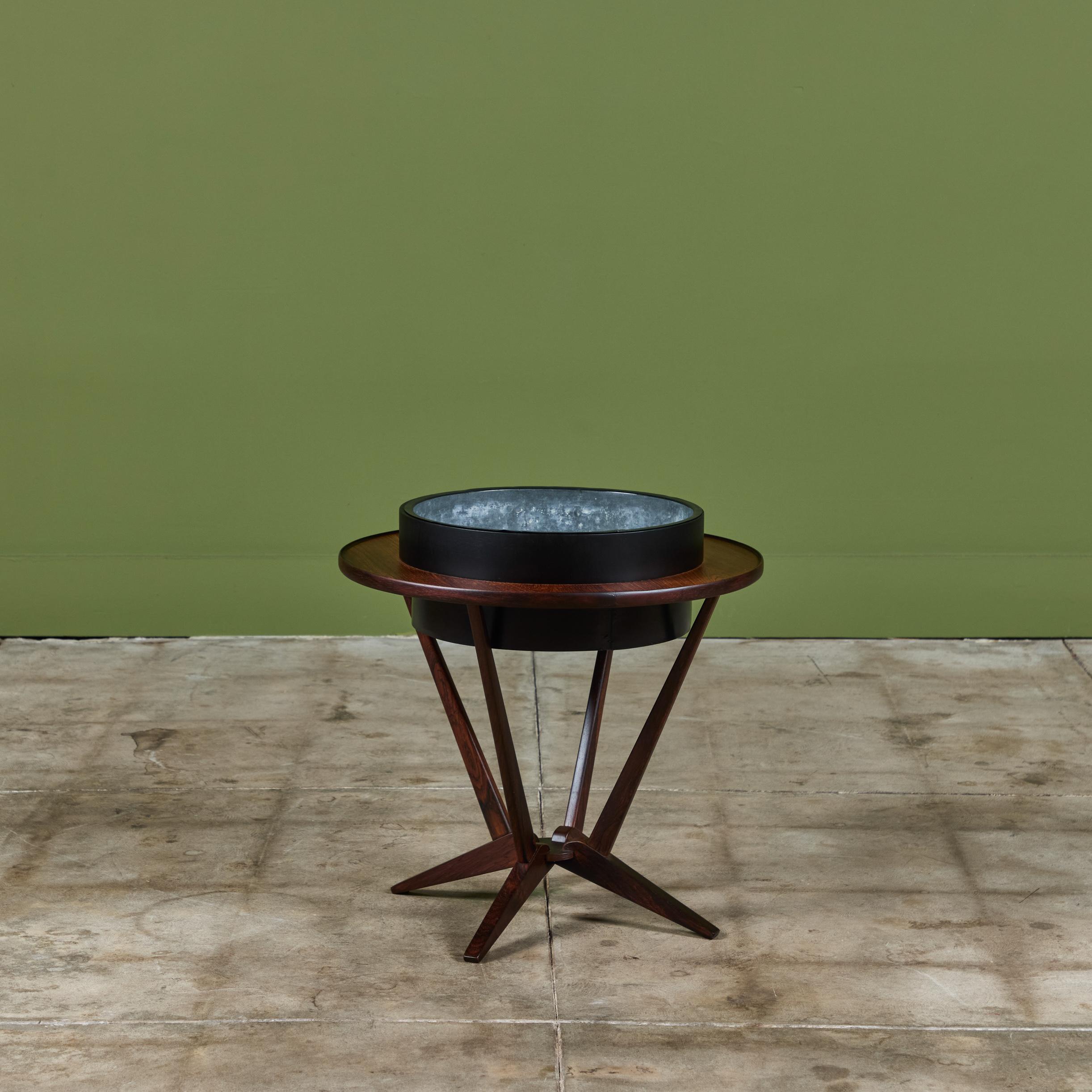 Stand pour plantes en bois de rose en vente 2