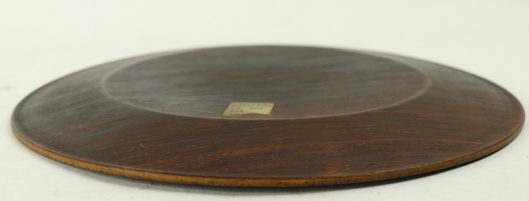 Rosewood Plate by Illums Bolighus 1