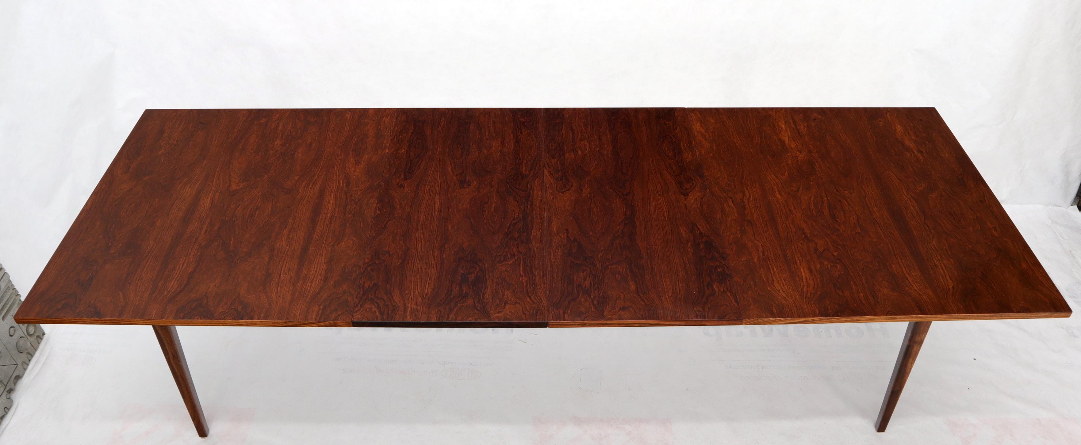 Rosewood Rectangular Dining Table by George Nelson for Herman Miller 2 Leaves For Sale 2