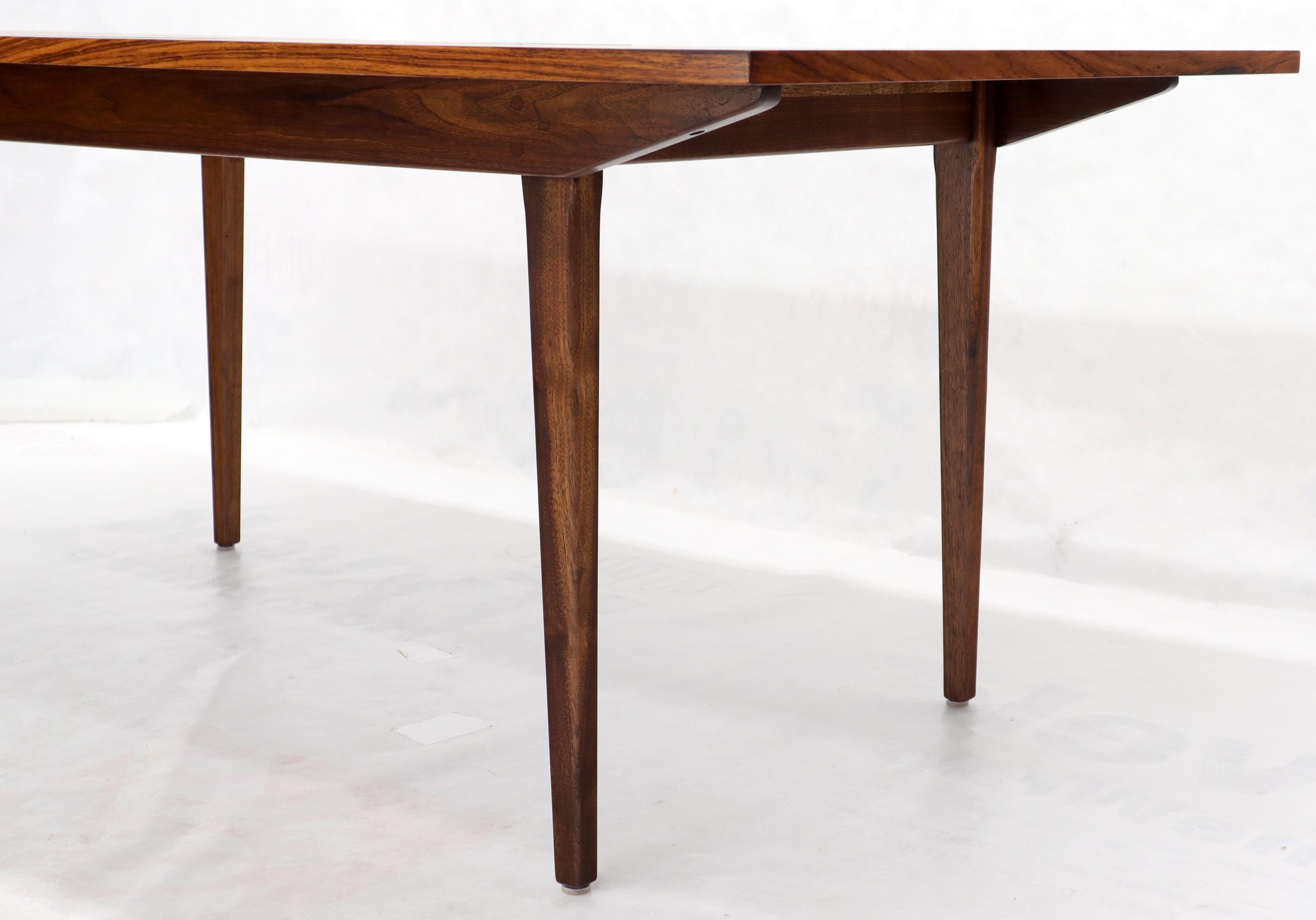 Rosewood Rectangular Dining Table by George Nelson for Herman Miller 2 Leaves For Sale 3