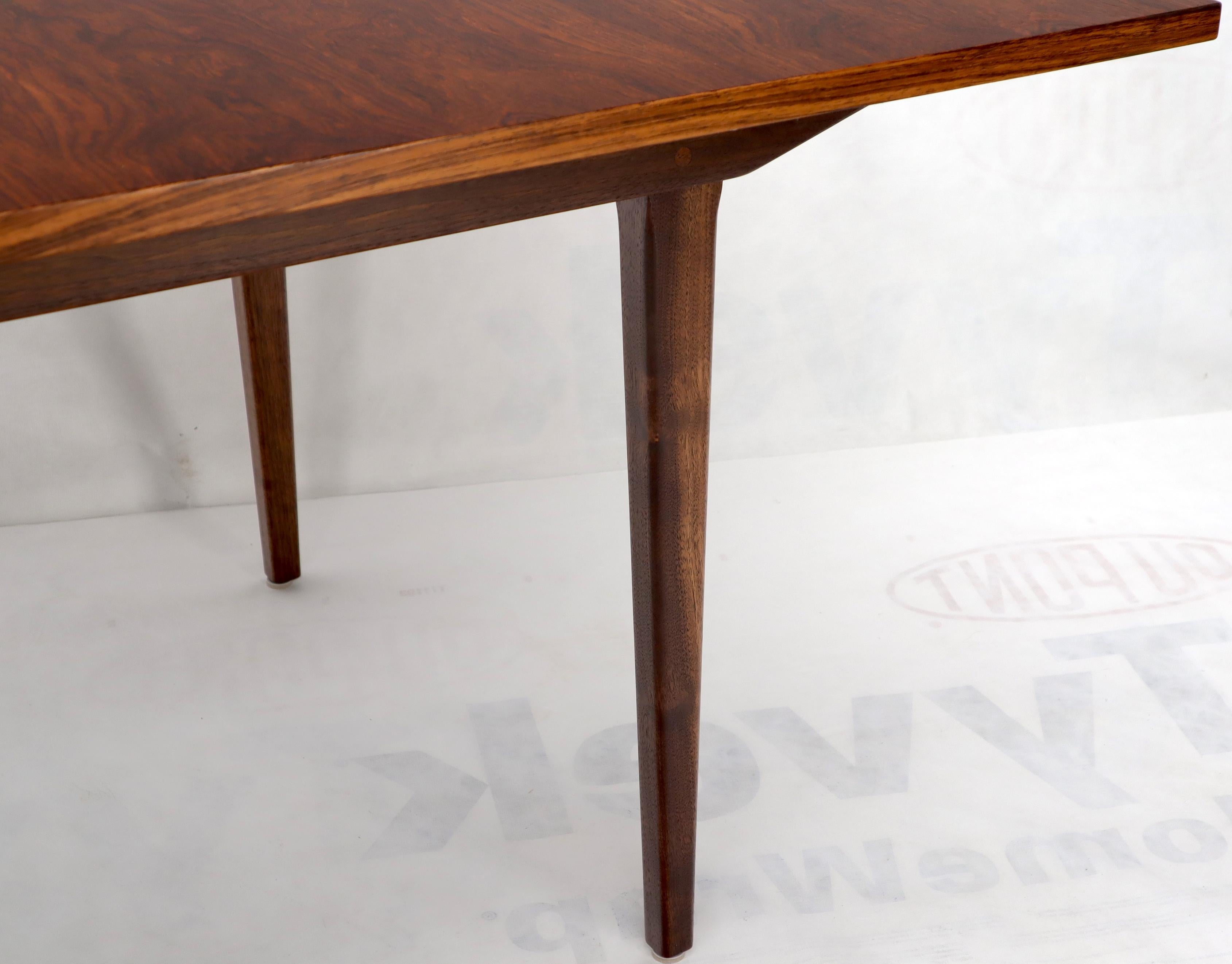 American Rosewood Rectangular Dining Table by George Nelson for Herman Miller 2 Leaves For Sale