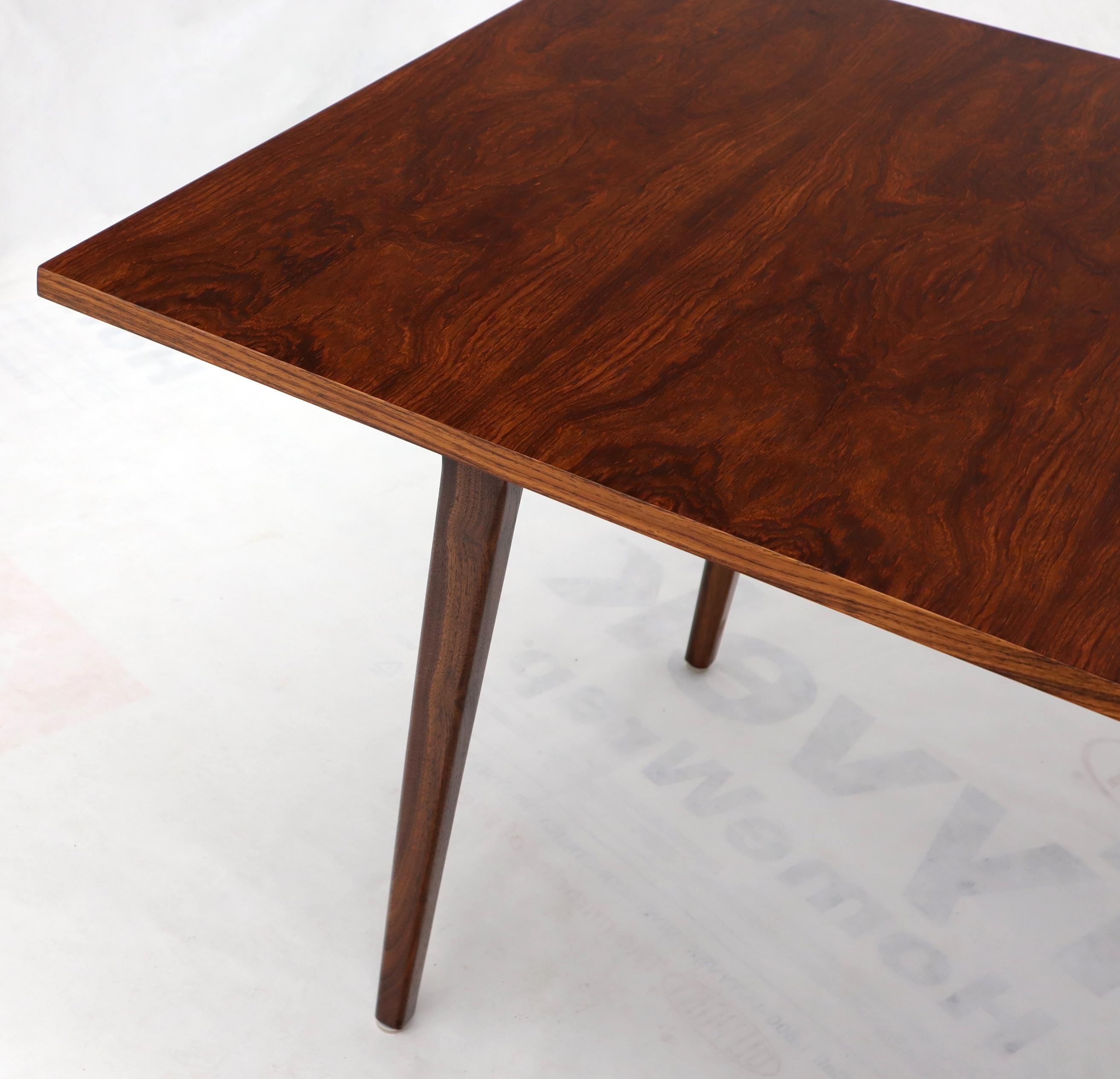Rosewood Rectangular Dining Table by George Nelson for Herman Miller 2 Leaves In Excellent Condition For Sale In Rockaway, NJ