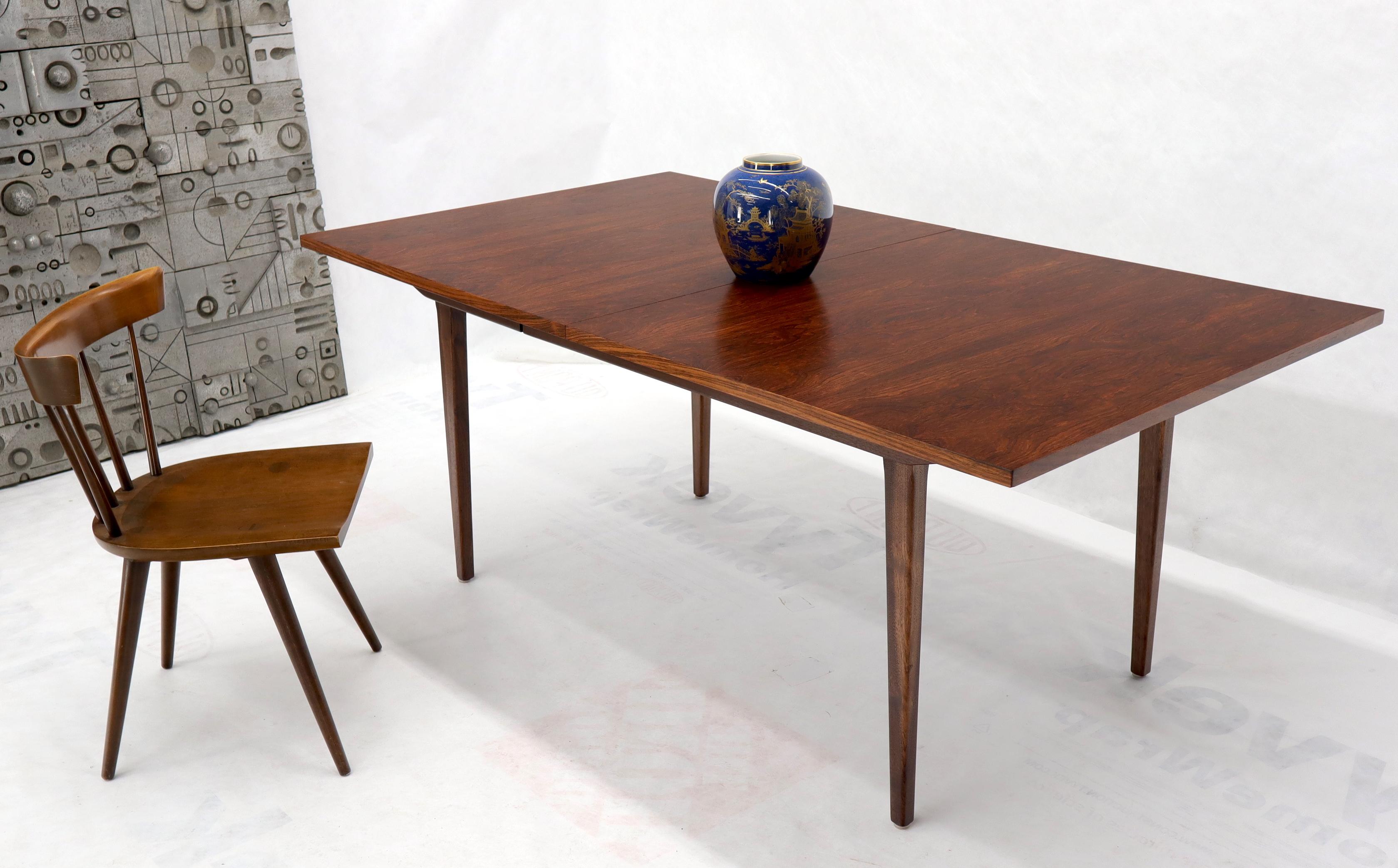 20th Century Rosewood Rectangular Dining Table by George Nelson for Herman Miller 2 Leaves For Sale
