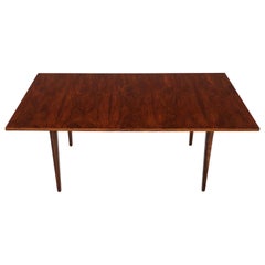 Vintage Rosewood Rectangular Dining Table by George Nelson for Herman Miller 2 Leaves