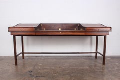 Rosewood Roll Top Desk by Edward Wormley for Dunbar