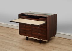 Bureau à roulettes de Gianfranco Frattini des années 1960