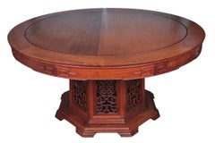 Antique Rosewood Round Ming Dining Table
