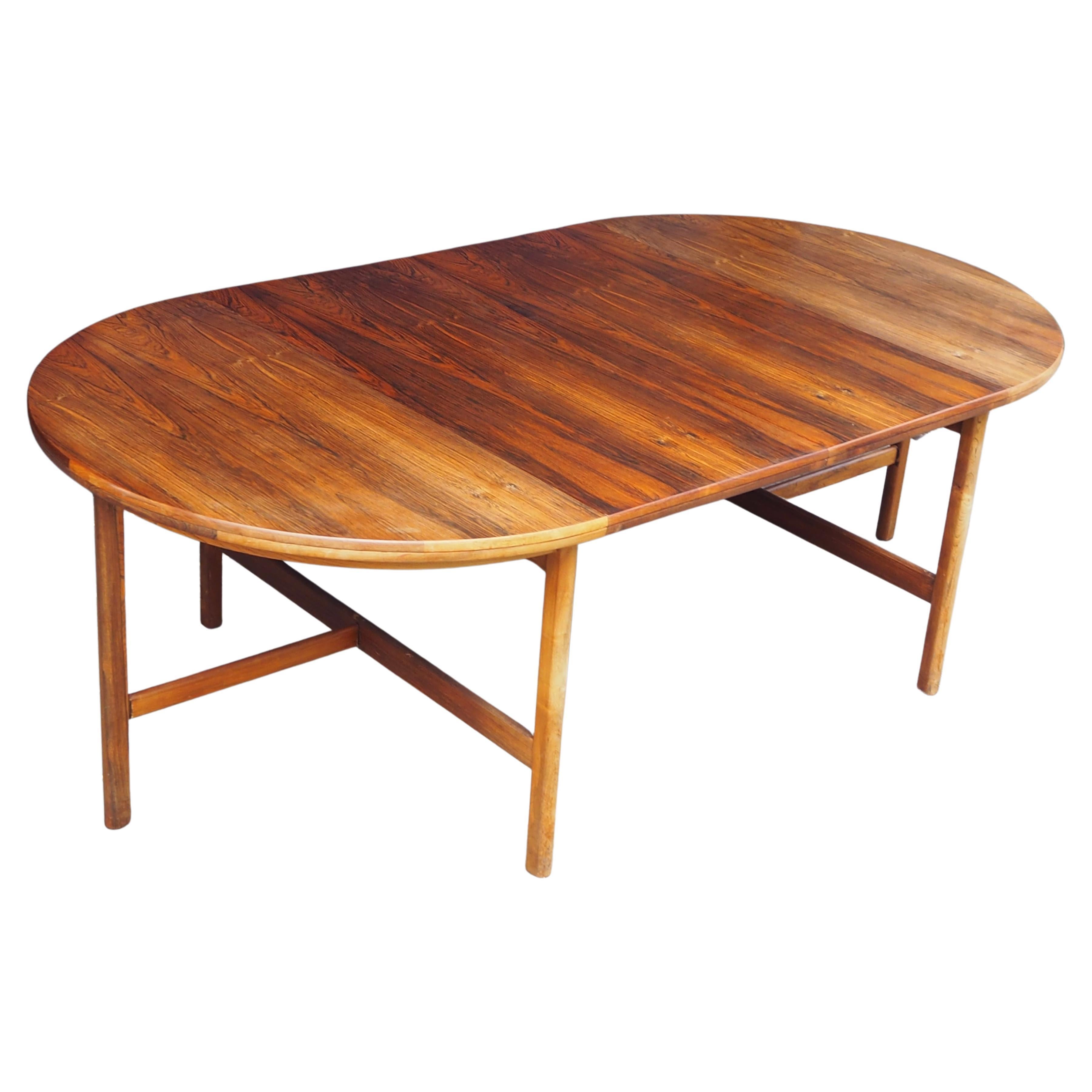 Rosewood Round or Oval Dining Table, Robert Heritage for Archie Shine