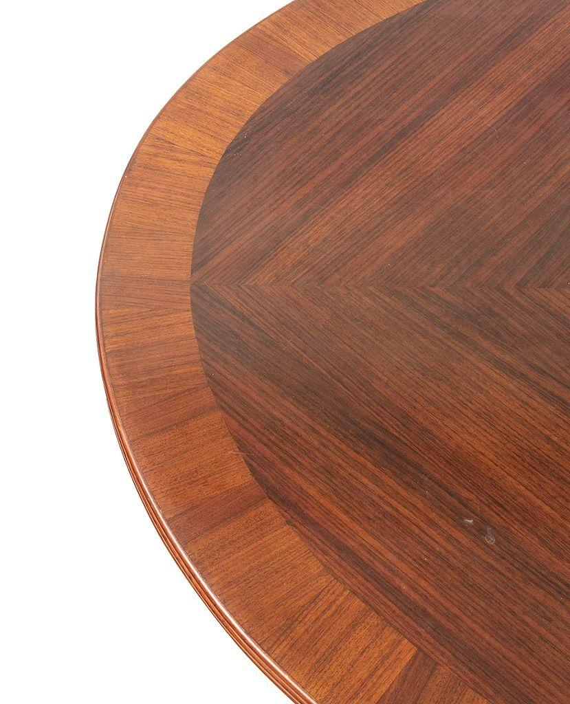 Runder Tisch aus Palisanderholz:: spätes 19. Jahrhundert (Unbekannt) im Angebot