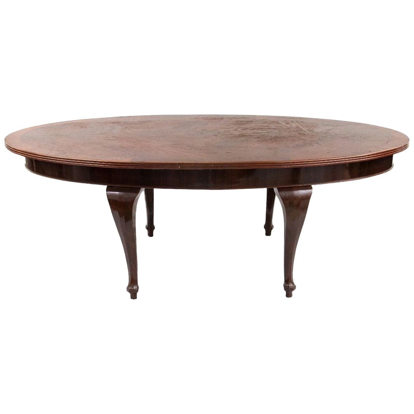 Runder Tisch aus Palisanderholz:: spätes 19. Jahrhundert