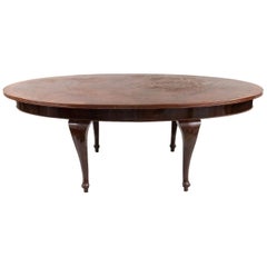 Runder Tisch aus Palisanderholz:: spätes 19. Jahrhundert